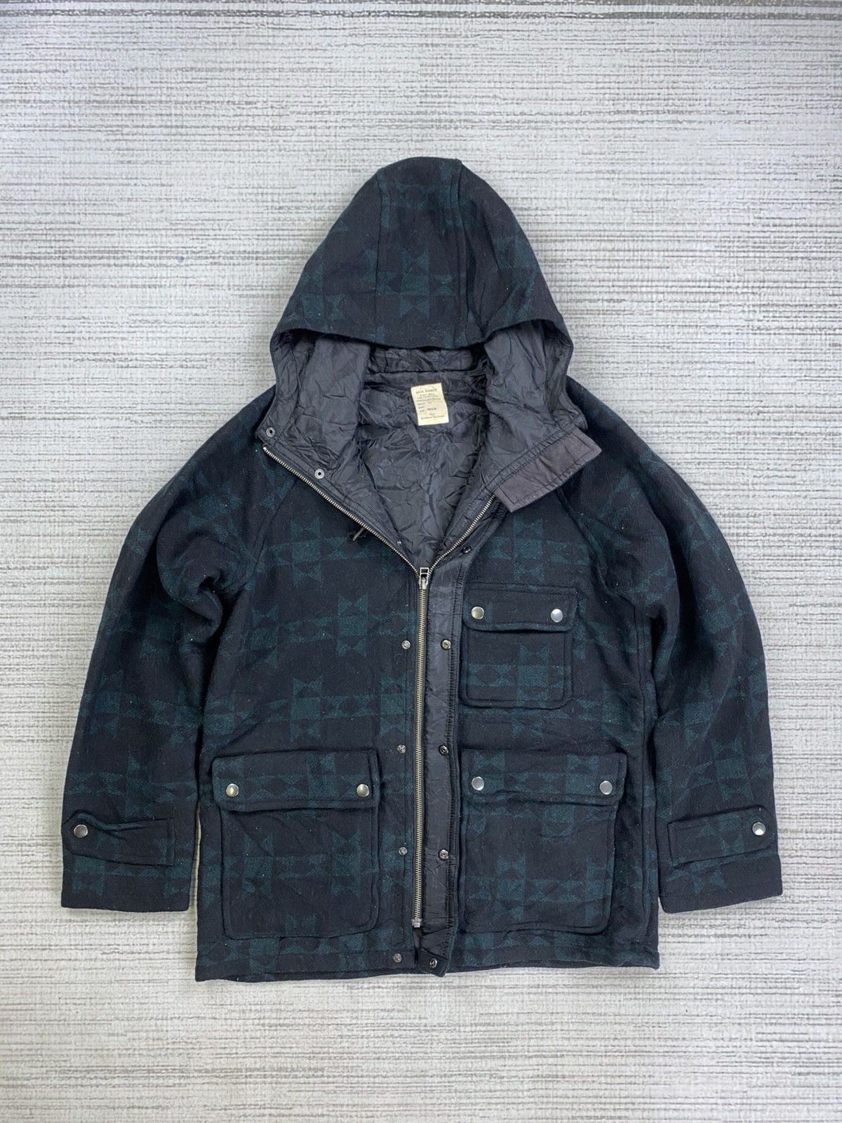Hysteric Glamour 🔥Back Number Navajo Full Printed Wool Hoodie Jacket Size US M / EU 48-50 / 2 - 6 Thumbnail