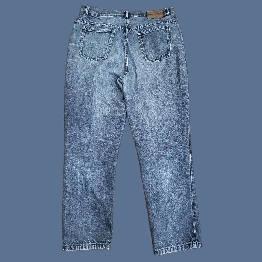 Ralph Lauren VINTAGE Lauren Jeans Co. Ralph Lauren Jeans Womens 14P Gray High Rise Straight Jeans Womens Petite 14P Charcoal Gray Denim Size 36" / US 14 / IT 50 - 1 Thumbnail