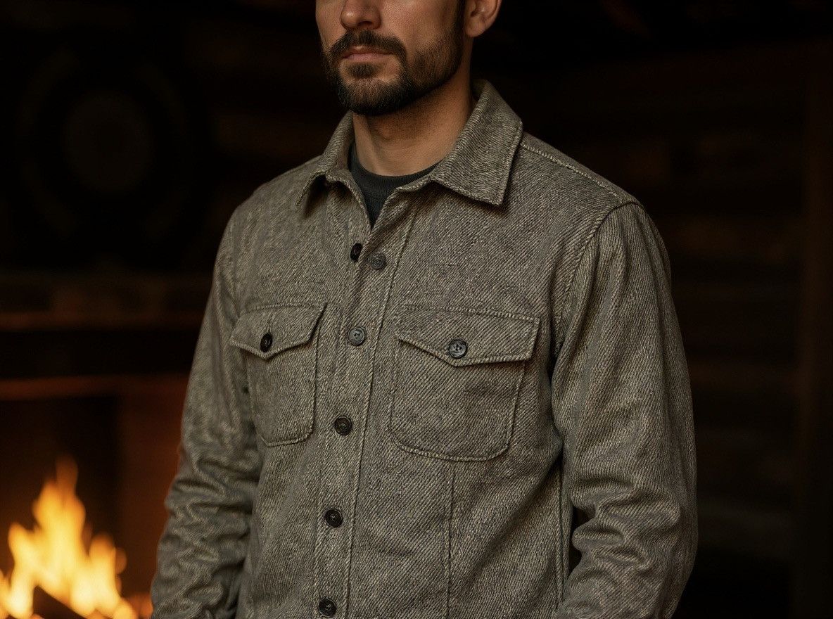 Other Vintage Grey Tweed Over Shirt. Size Medium Size US M / EU 48-50 / 2 - 1 Thumbnail
