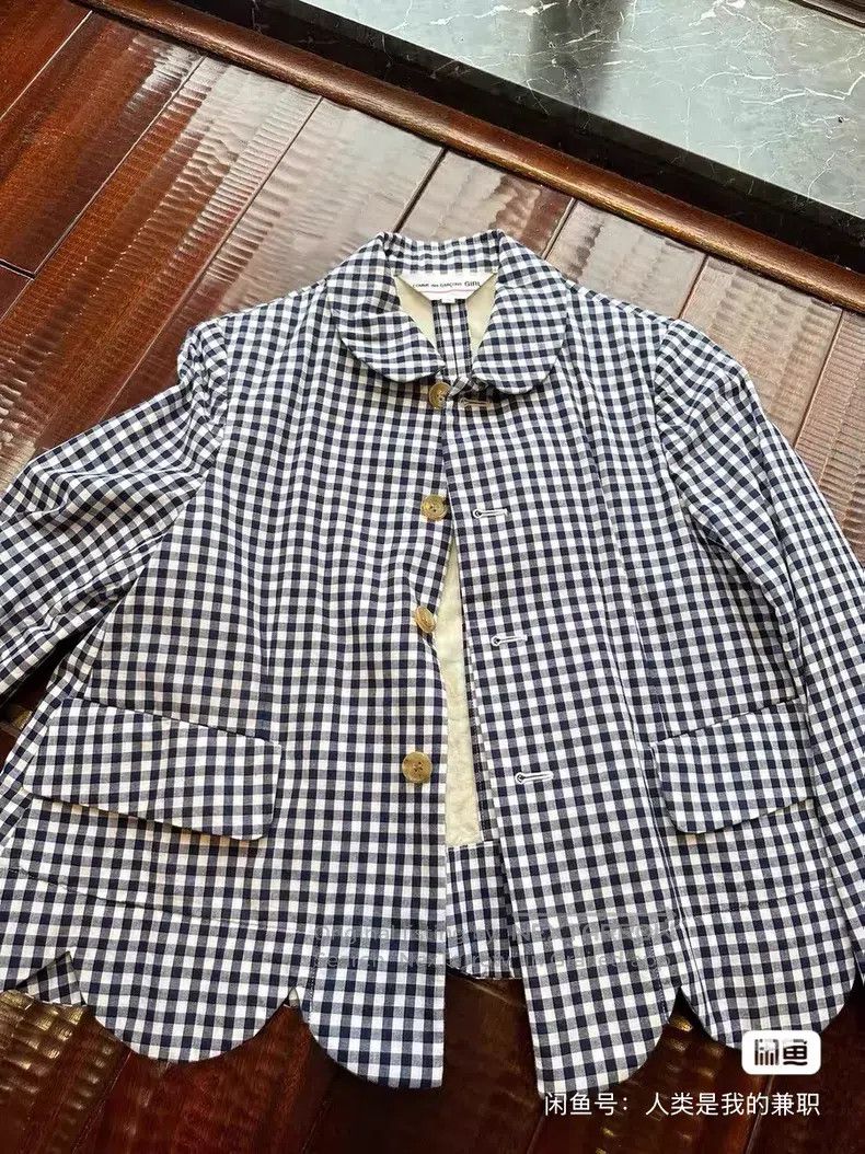 Other Comme des Garcons Plaid Jacket Size S / US 4 / IT 40 - 1 Thumbnail