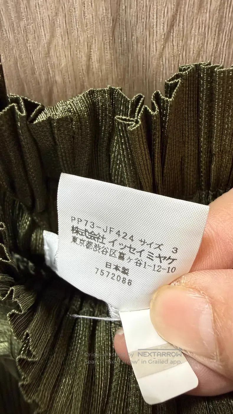 Issey Miyake Issey Miyake size:3 Dark Green Wide-leg Pants Size 31" - 4 Thumbnail