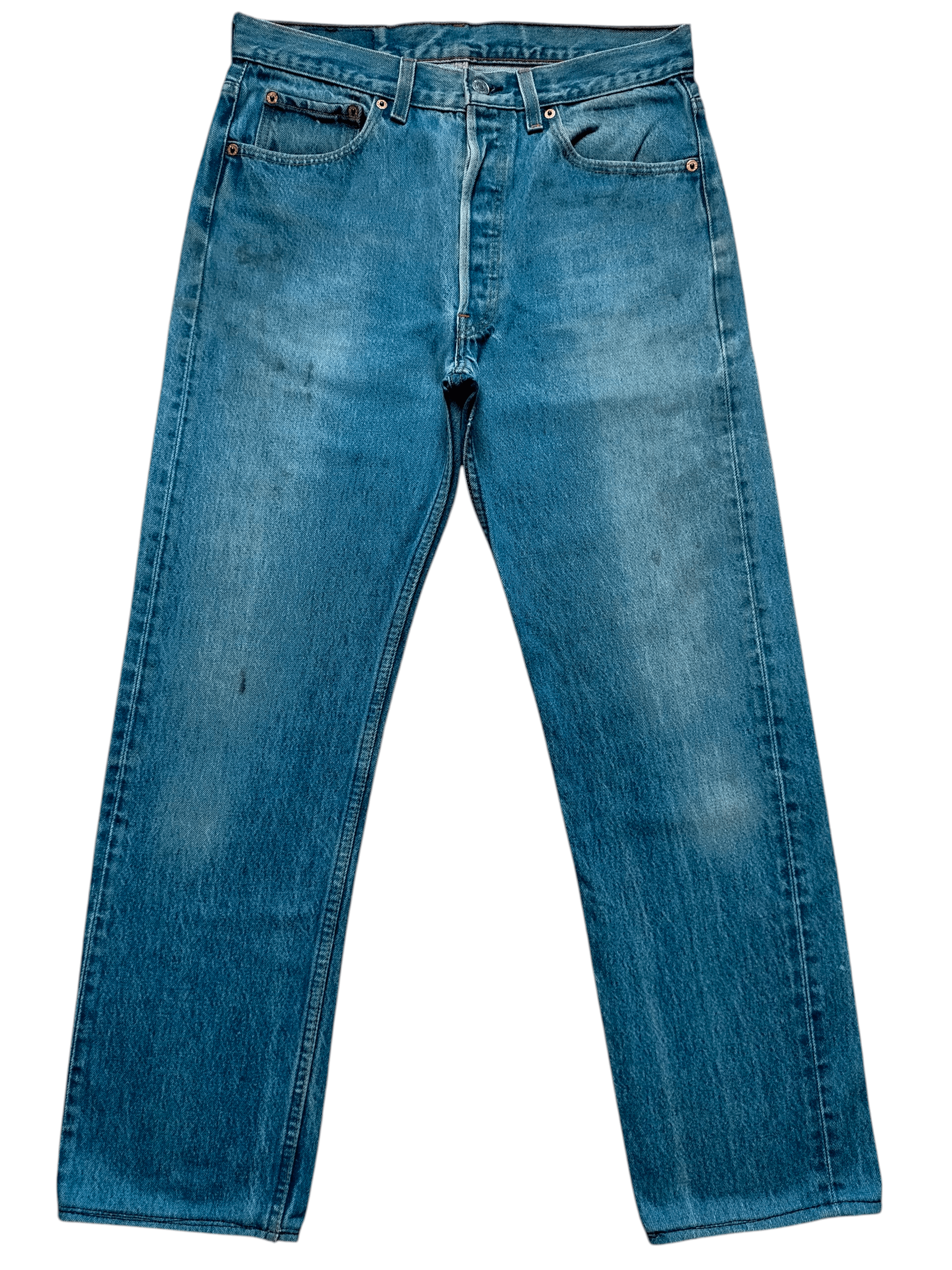 Levi's Vintage Clothing Vintage Levis 501 button Fly Blue Jeans Size US 31 - 1 Thumbnail