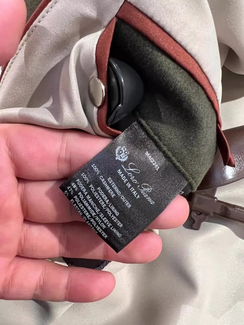 Other LORO PIANA Men's waterproof cashmere coat Size US XXL / EU 58 / 5 - 6 Thumbnail