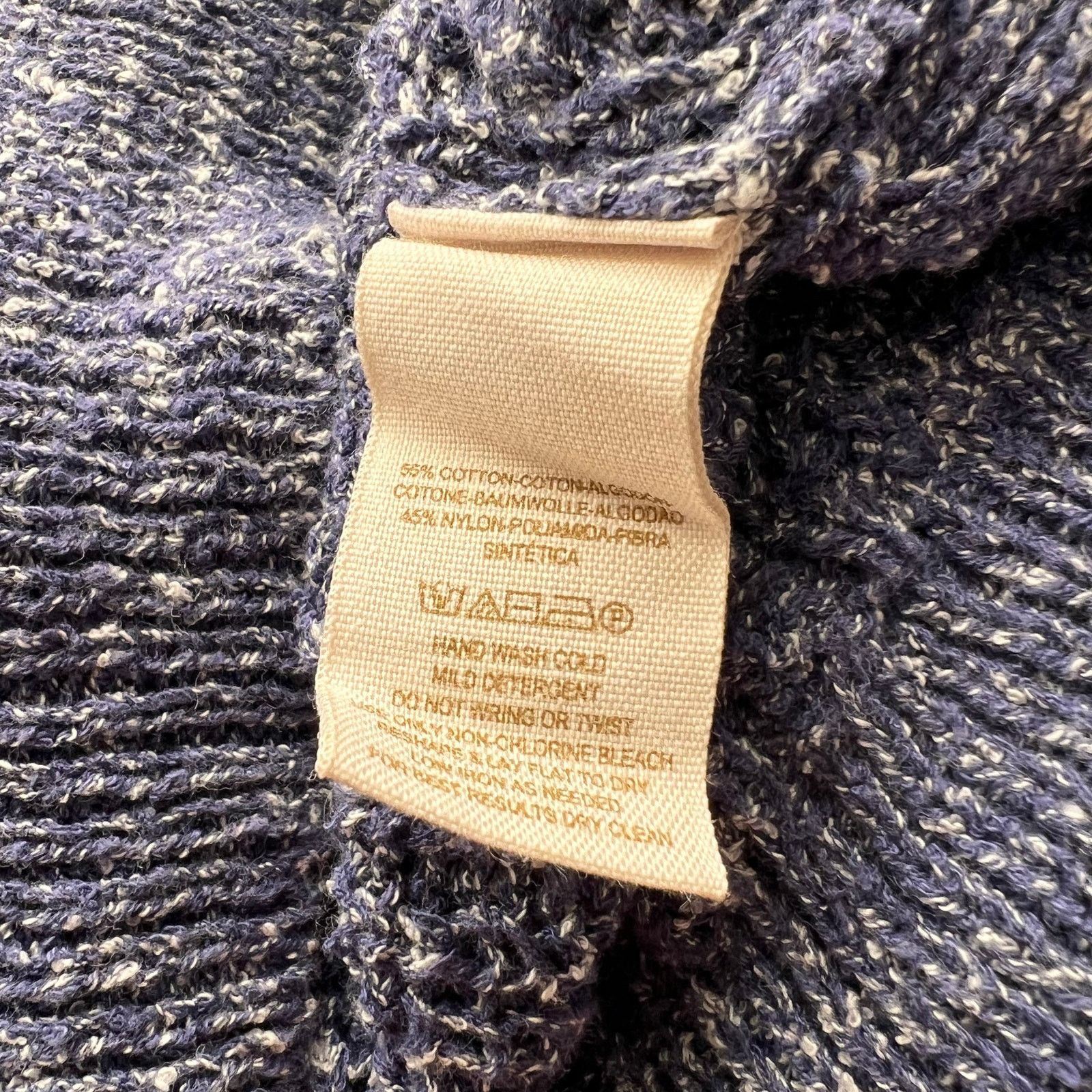 Free People Free People Blue Cable Knit Boat Neck Pullover Sweater, XS Size XS / US 0-2 / IT 36-38 - 6 Thumbnail