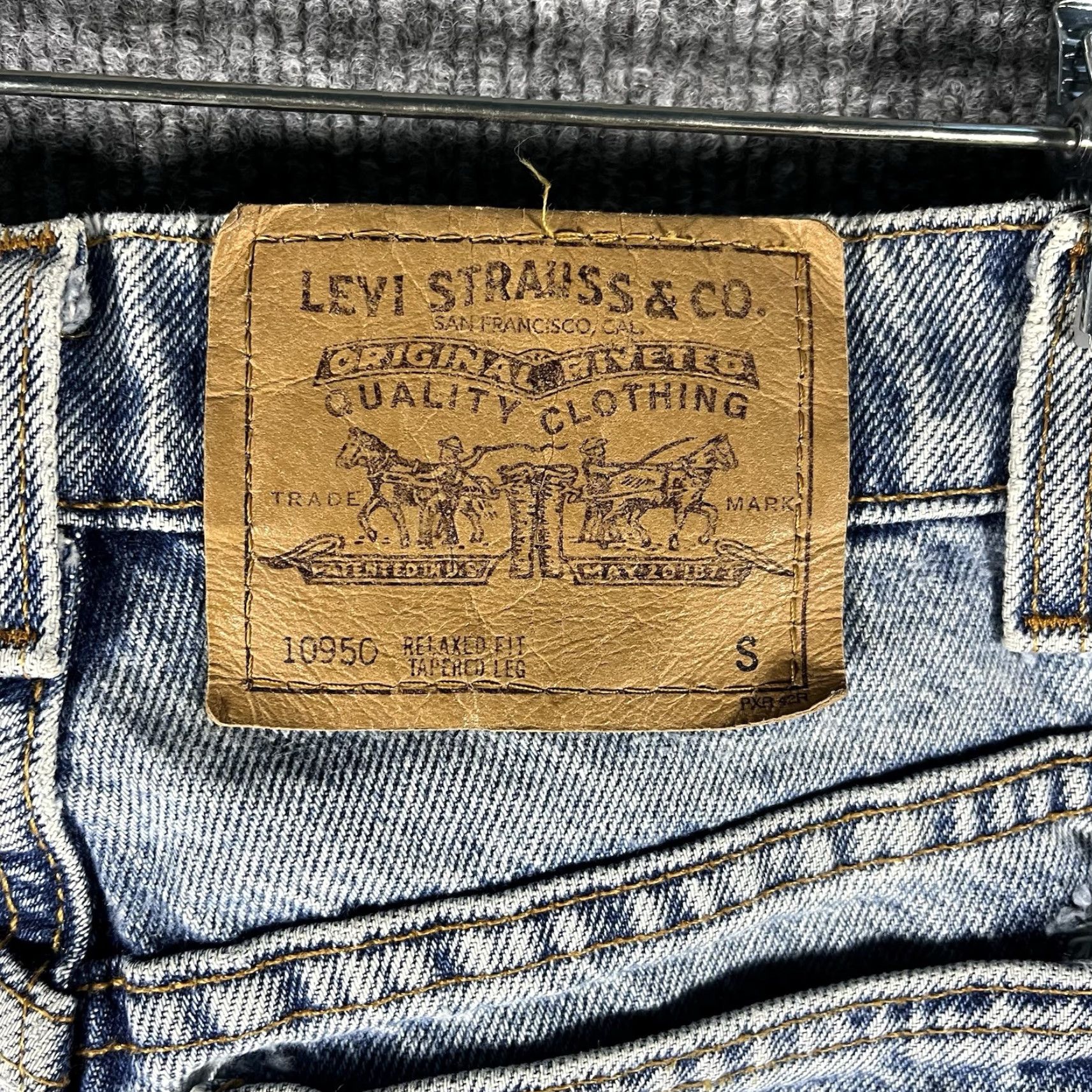 Levi's Levi's 950 Orange Tab Relaxed High Rise Vintage Denim Jeans Womens 26x27 Actual Size 26" / US 2 / IT 38 - 3 Thumbnail