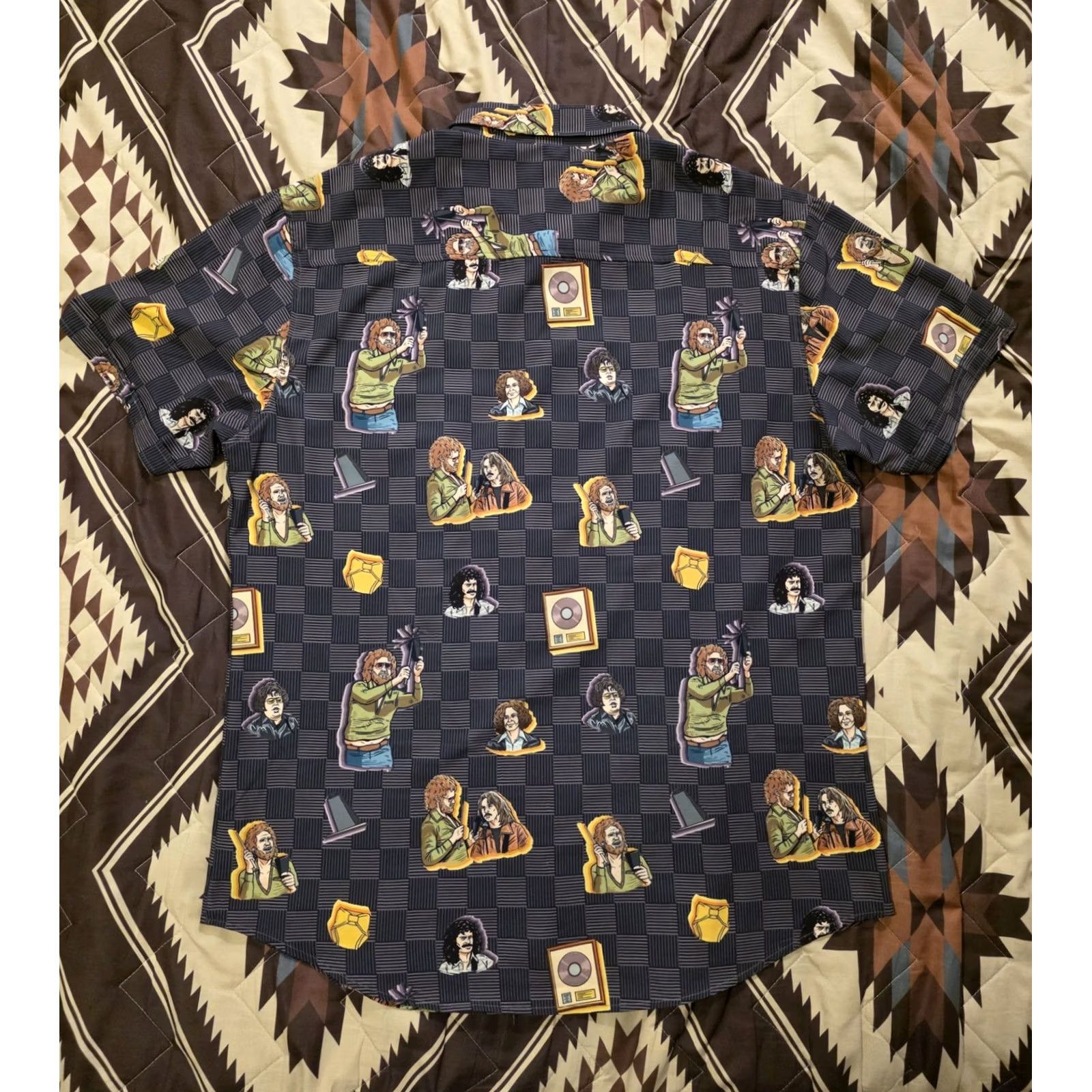 Olive RSVLTS x Saturday Night Live SNL More Cowbell Button Down Shirt Funny Casual XL Size US XL / EU 56 / 4 - 3 Thumbnail