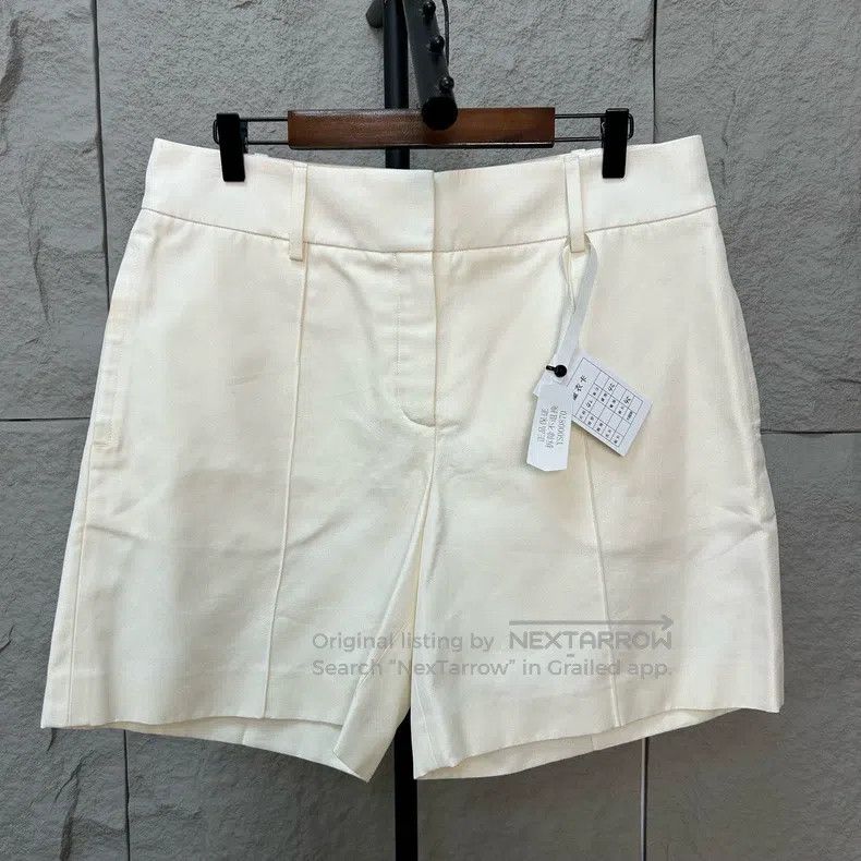 Hermes Hermes Off-White Casual Shorts Size 27" / US 4 / IT 40 - 1 Thumbnail