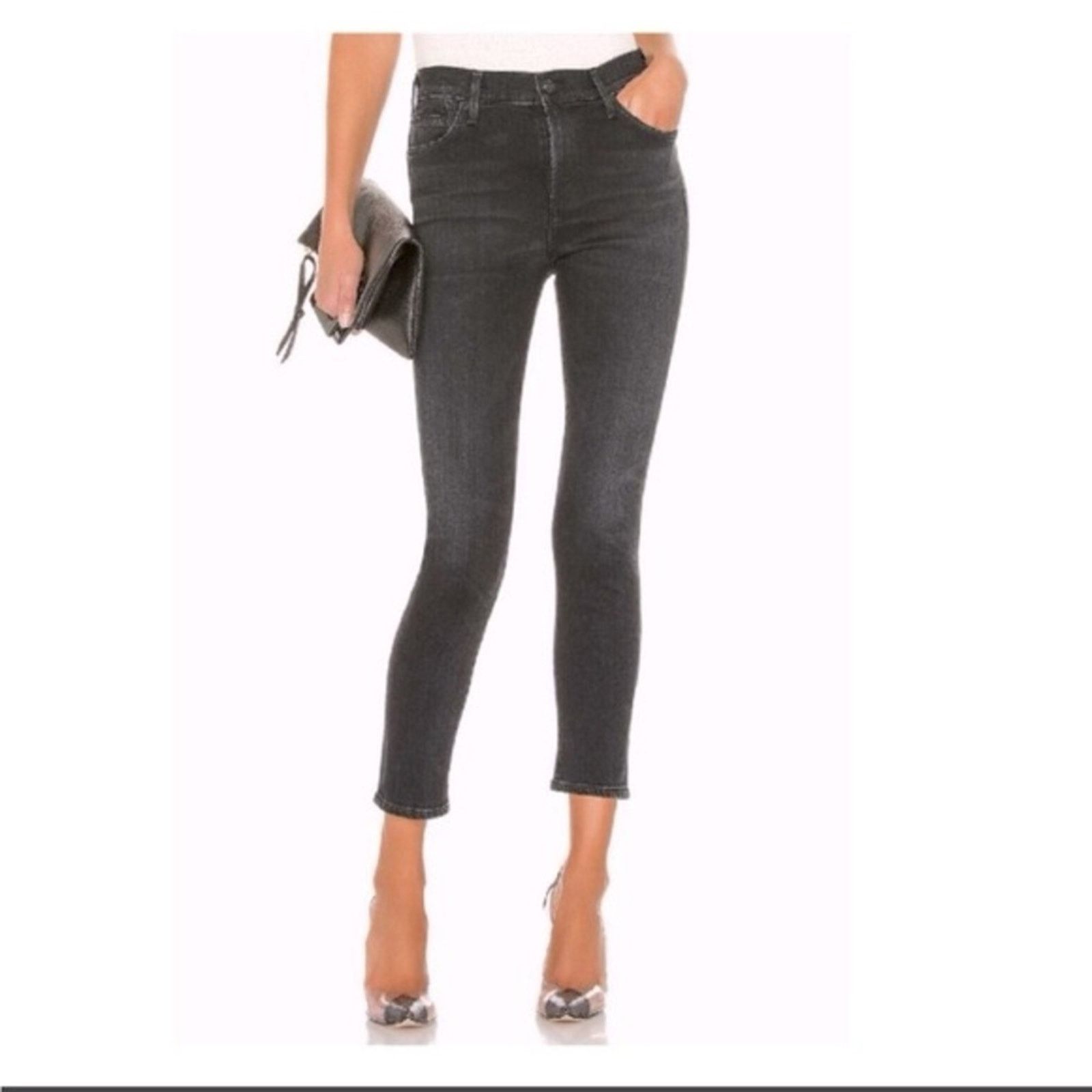 Citizens Of Humanity Citizens Of Humanity Crop High Rise Skinny Jeans Womens 29 Size 29" - 1 Thumbnail