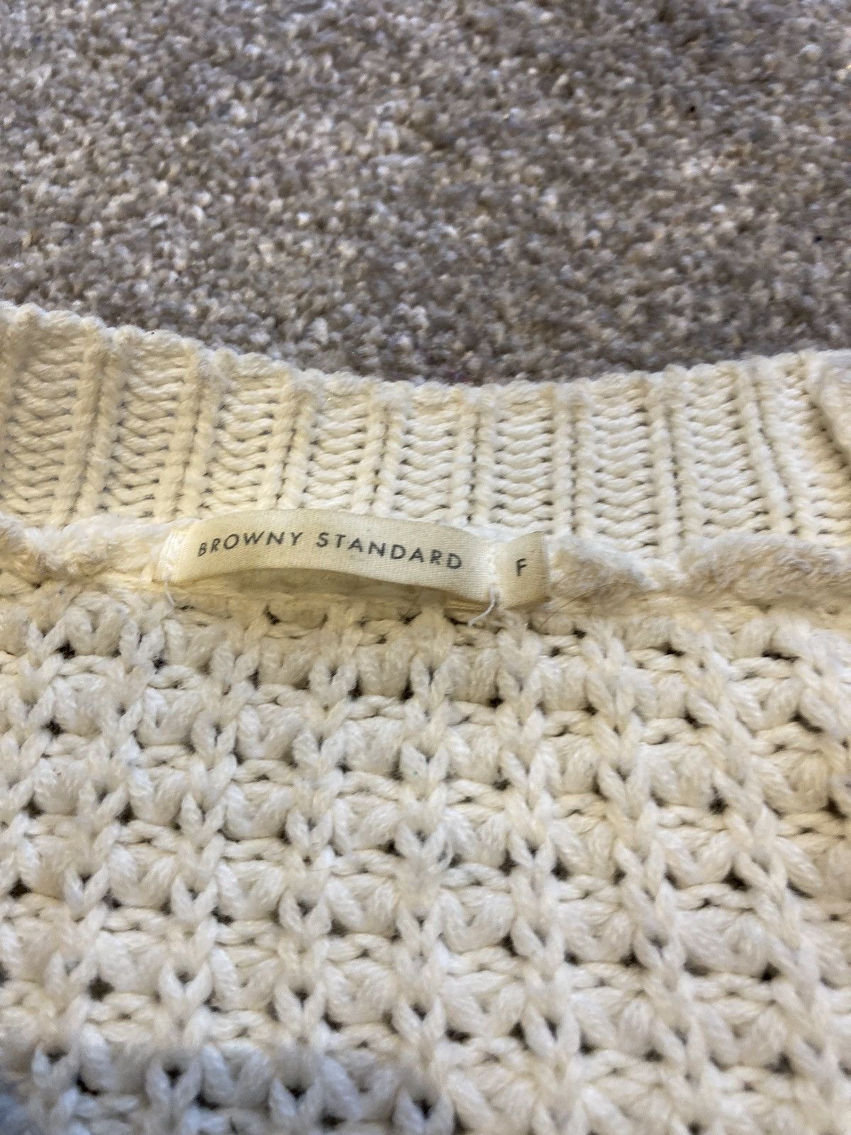 Designer × Other Browny Standard Cream Cardigan Size M / US 6-8 / IT 42-44 - 4 Thumbnail