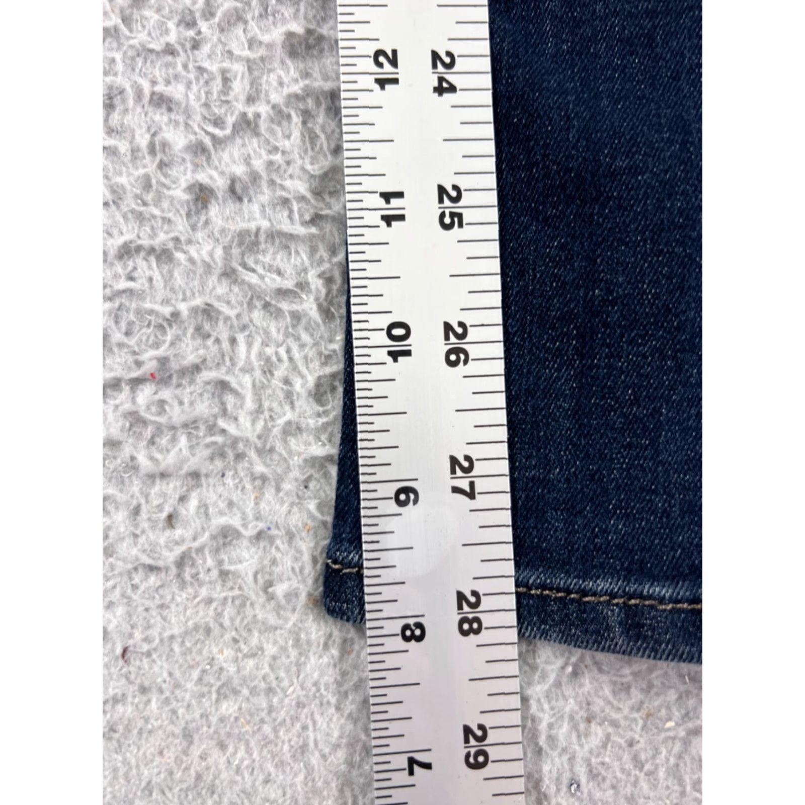 Vintage Rock & Republic Jeans Womens Regular 29 Black Denim 5-Pocket Straight Mid Rise Size 29" - 7 Thumbnail
