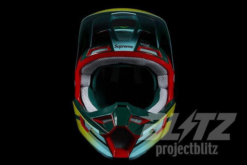 Supreme FW19 Supreme Honda Fox Racing V1 Helmet HUNTER GREEN S Size ONE SIZE - 3 Thumbnail