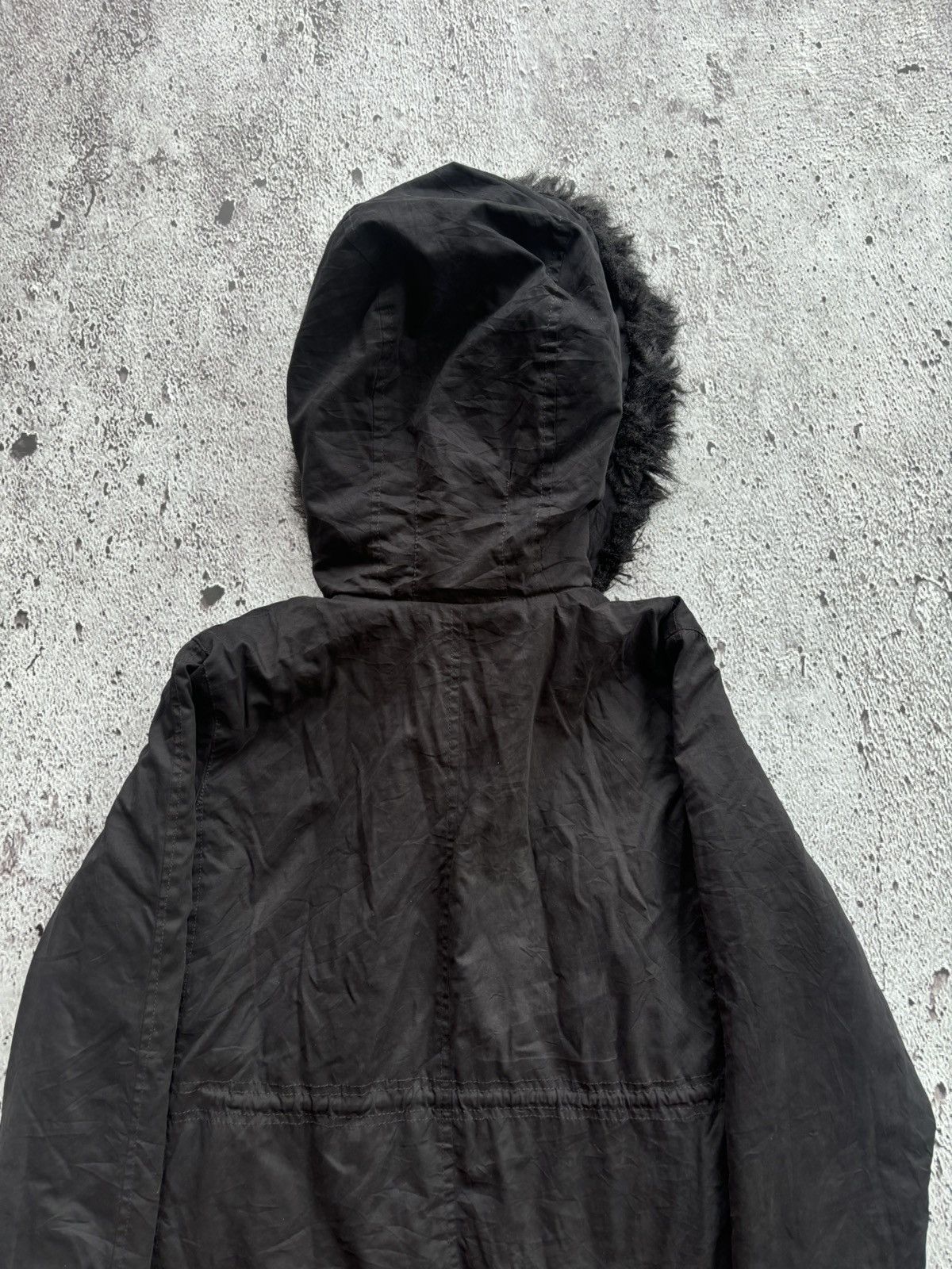 If Six Was Nine Y2k Zara Full black Unisex fur jacket Size S / US 4 / IT 40 - 6 Thumbnail