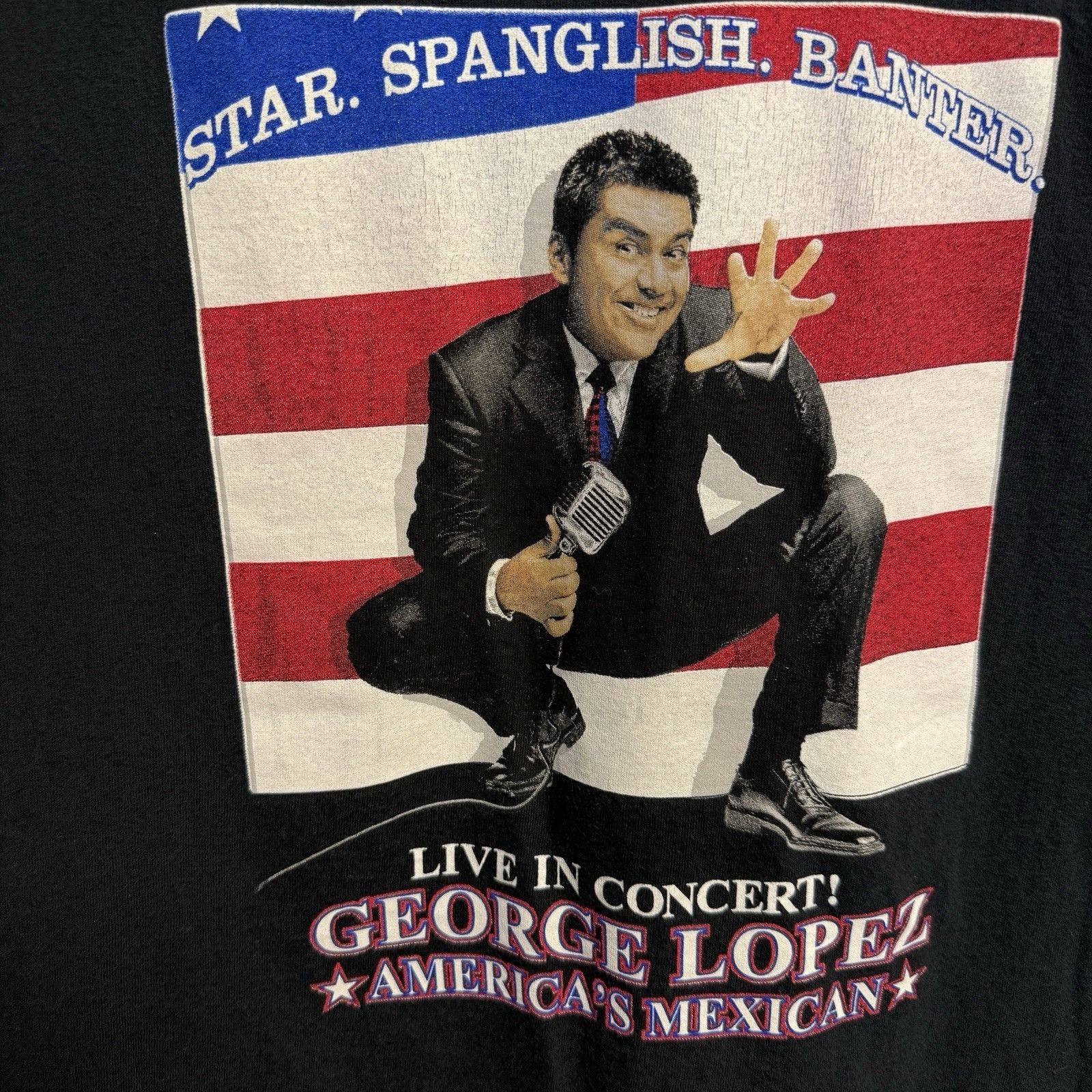 Vintage Vintage George Lopez 2008 North American Tour T Shirt XL Size US XL / EU 56 / 4 - 5 Thumbnail