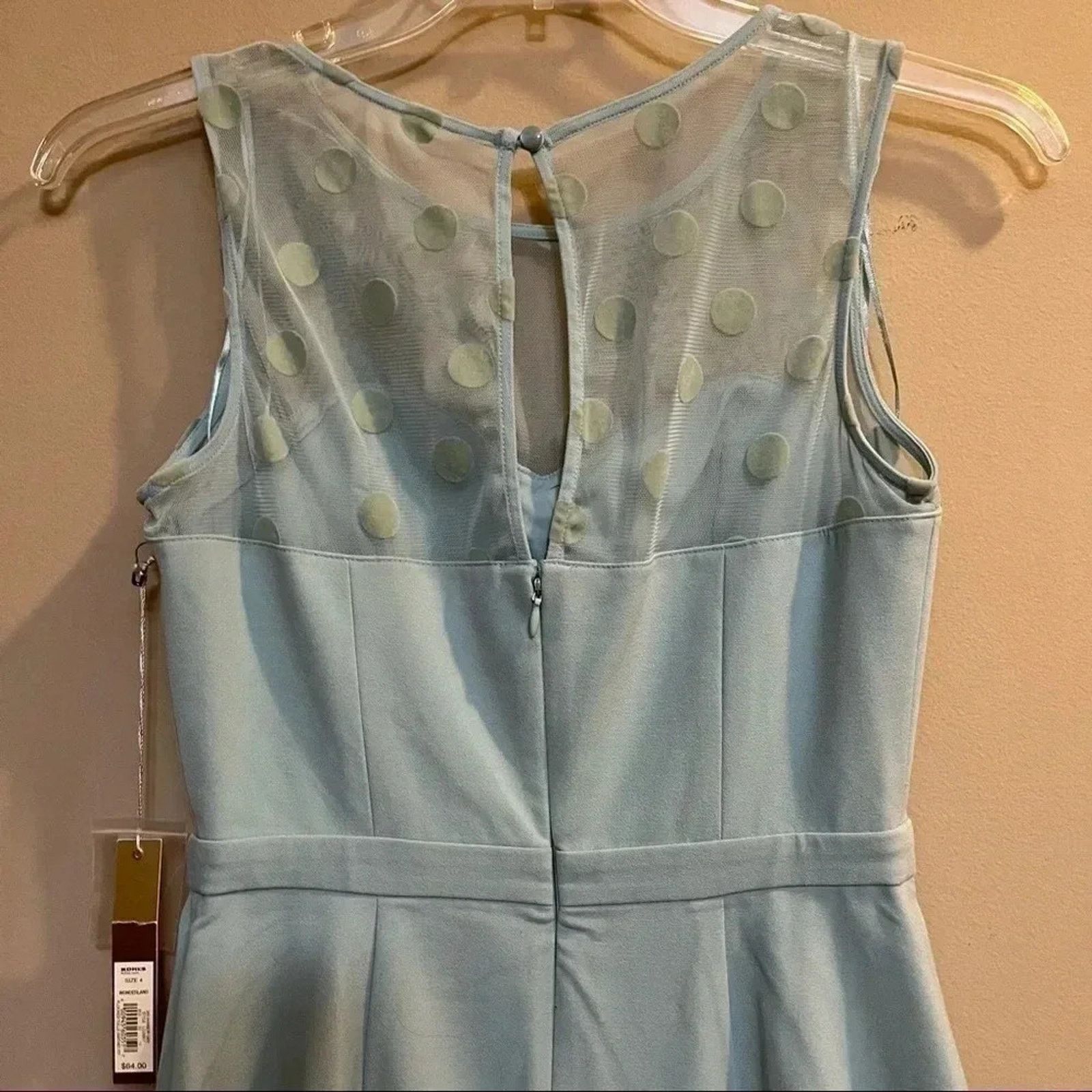 Lauren Conrad LC Lauren Conrad Flocked Tulle Sweetheart Dress Sz 4 NWT Size S / US 4 / IT 40 - 10 Thumbnail