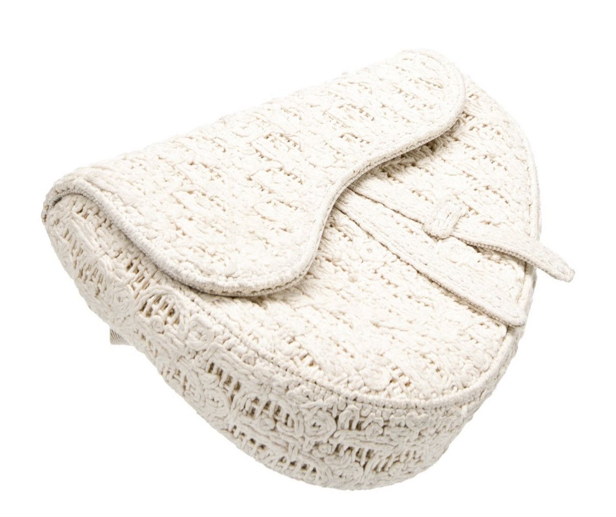 Dior × Travis Scott Crochet Saddle Crossbody Bag - Retail $6,200 Size ONE SIZE - 6 Thumbnail