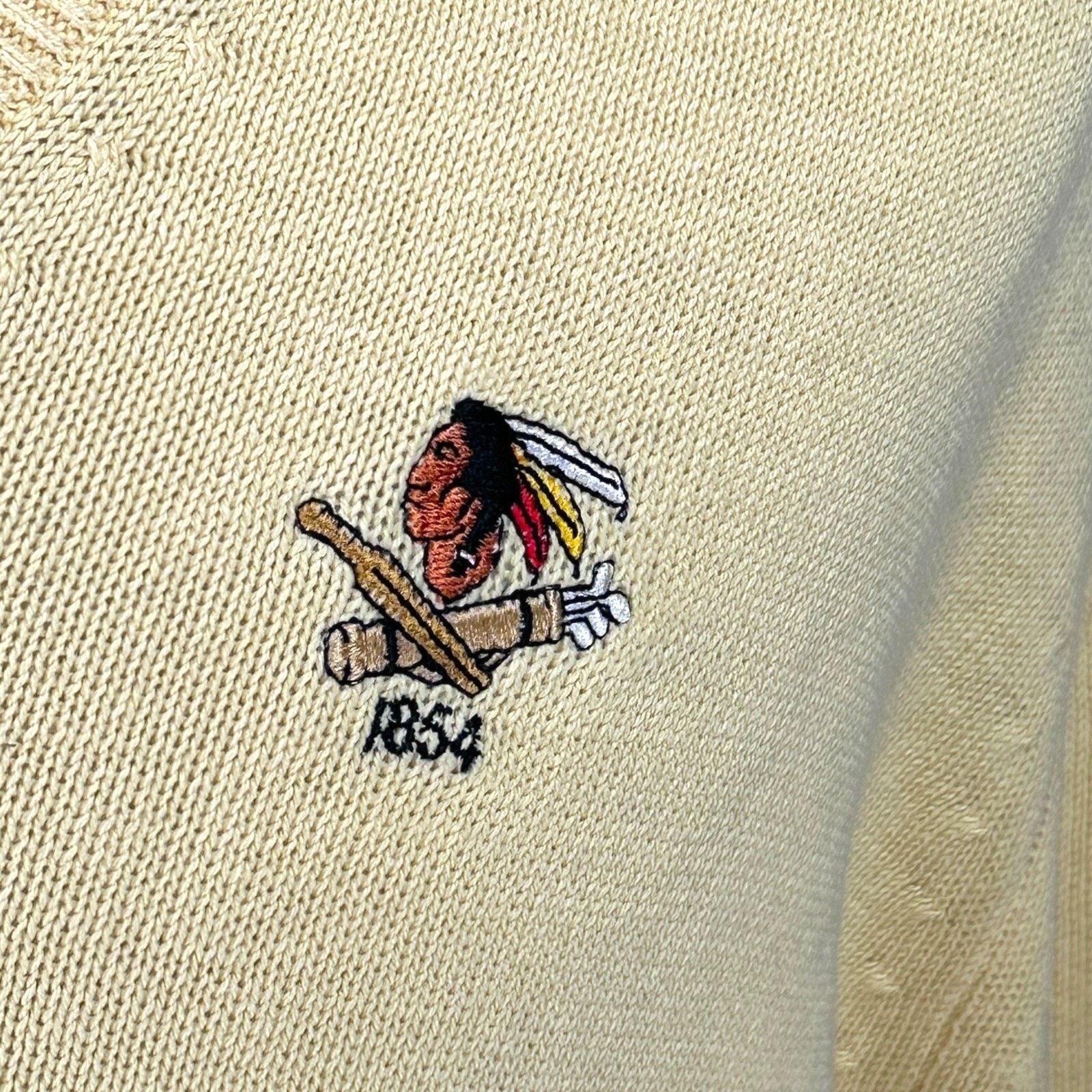 Other Vintage Izod Club Sweater Men's XL Yellow Philadelphia 80s Size US XL / EU 56 / 4 - 3 Thumbnail