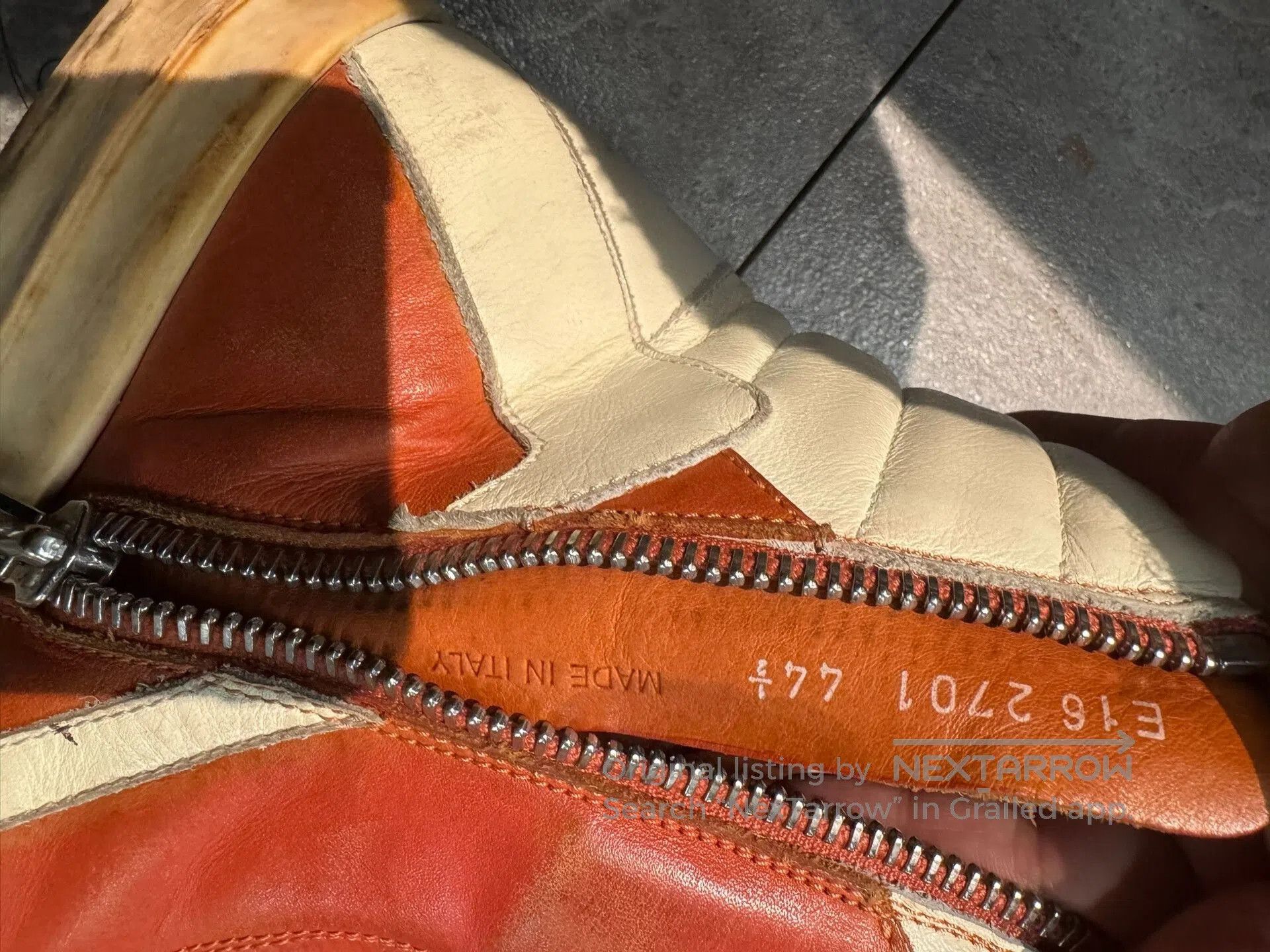 Rick Owens Rick Owens Geobasket Sneakers in Orange. Size US 11 / EU 44 - 8 Thumbnail