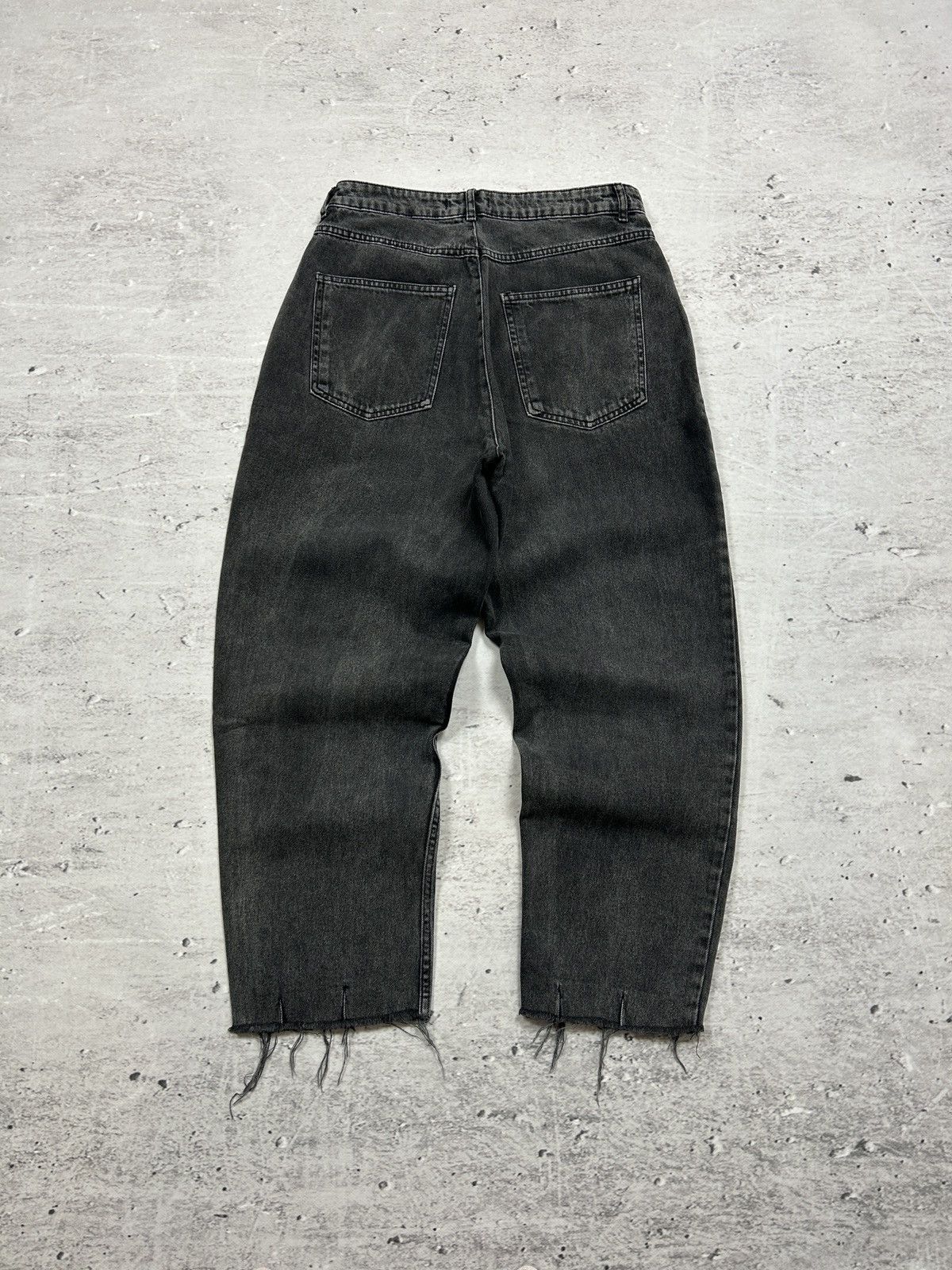 JNCO × Southpole × Vintage 💥FAST SALE💥Vintage Baggy Washed Black Cropped Denim Jeann Size US 32 / EU 48 - 7 Thumbnail