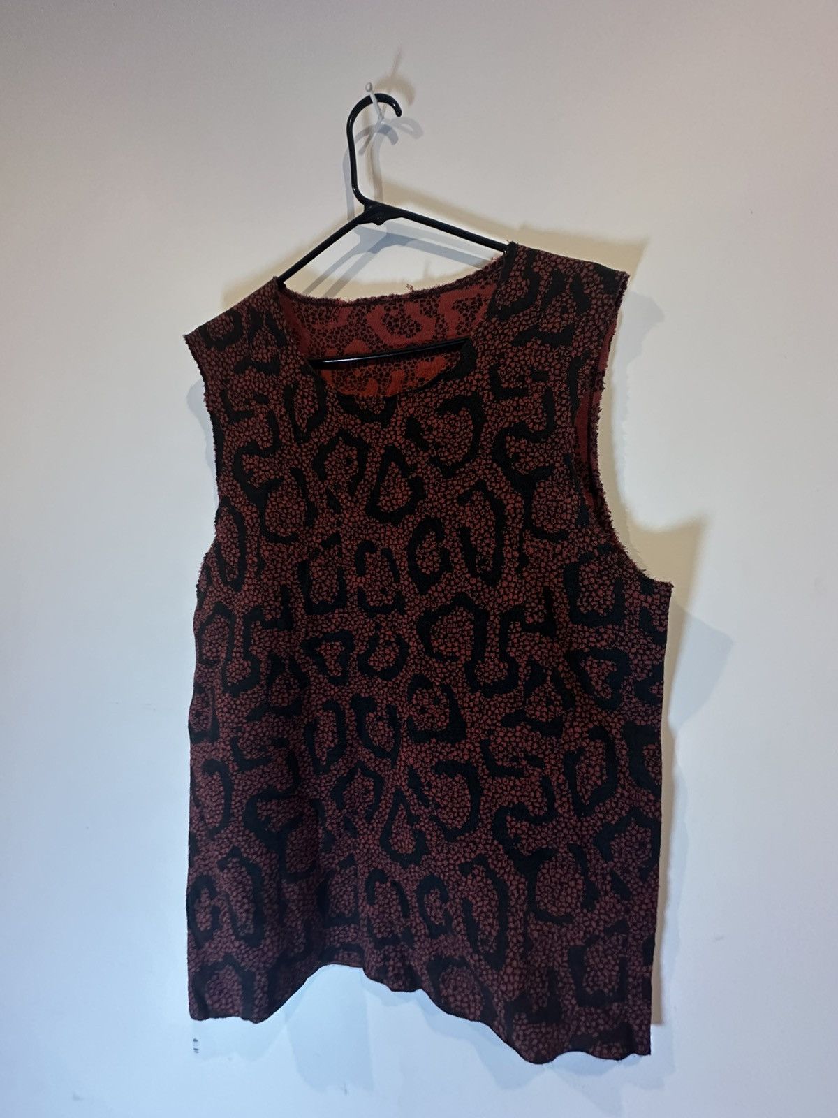 Lanvin Lanvin Leopard-pattern Jacquard Sleeveless Sweater Size US M / EU 48-50 / 2 - 1 Thumbnail