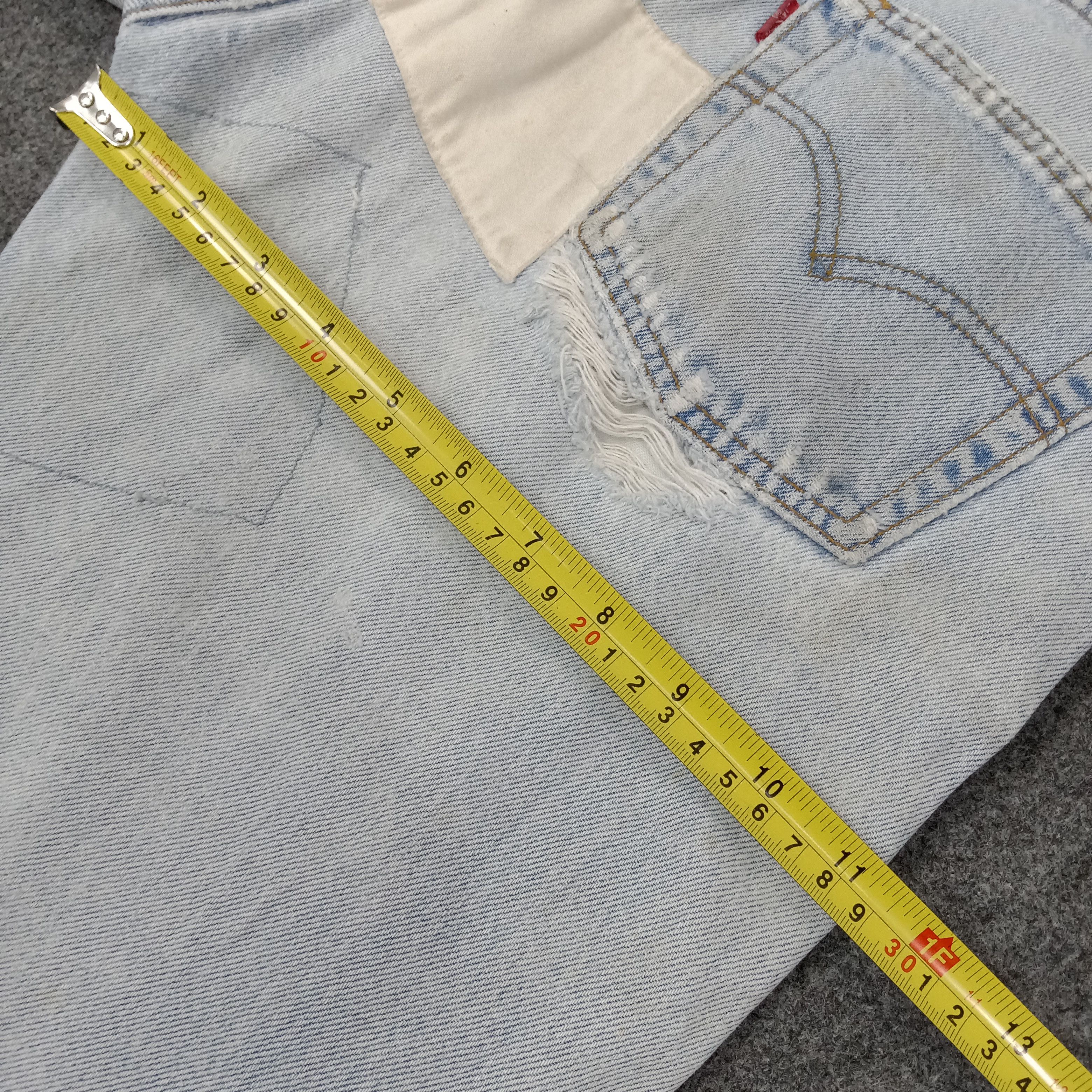 Levi's Levi Strauss & CO Distressed Style Patchwork Jeans C252N18 Size US 28 / EU 44 - 13 Thumbnail