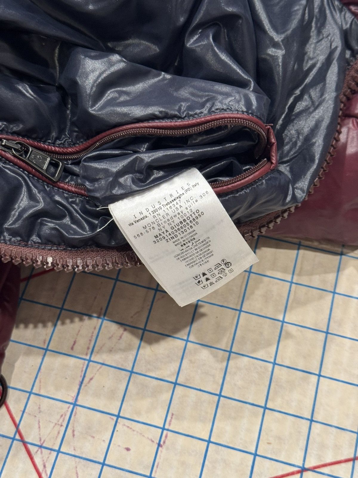 Moncler Moncler Maya Giubbotto Jacket Dark Red Size 2 Fits Medium Size US M / EU 48-50 / 2 - 17 Thumbnail