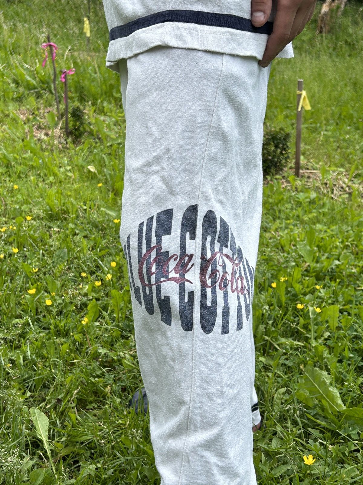 Coca Cola 90s Vintage 1995 Coca Cola Full Cotton Suit Bundle Pants Top Size US L / EU 52-54 / 3 - 18 Thumbnail