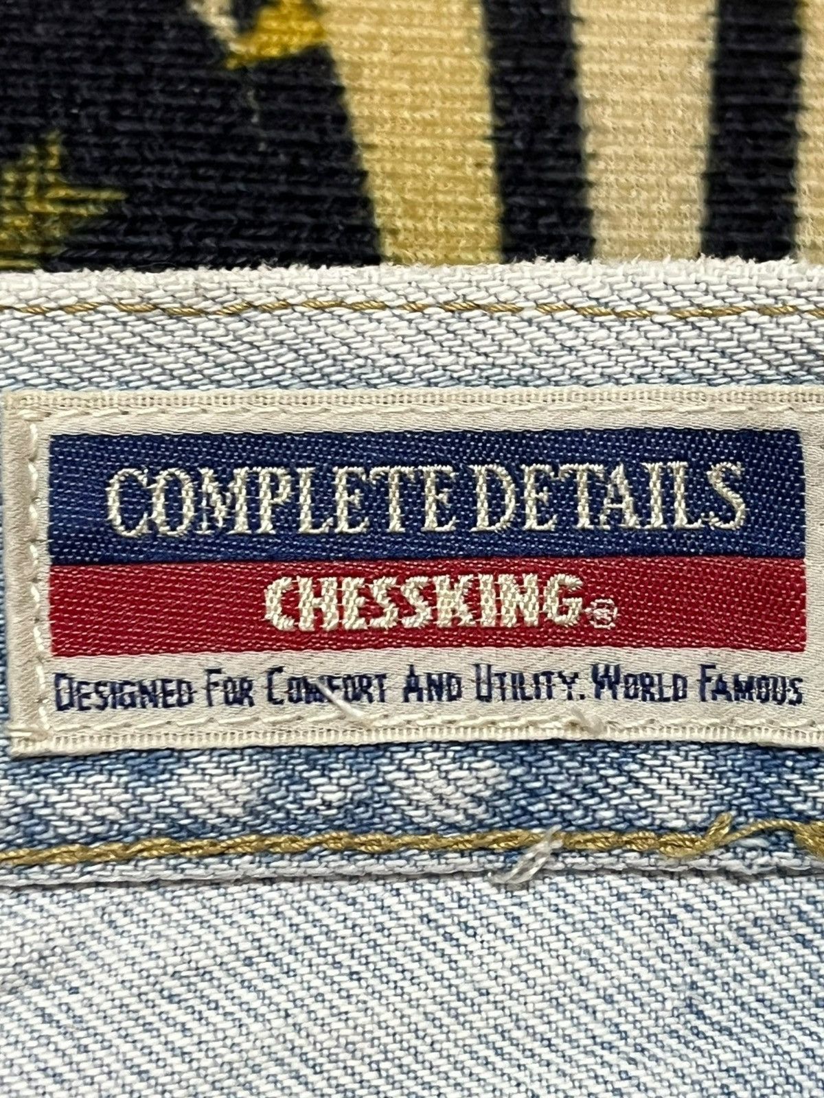 Southpole Vintage ChessX Baggy Wide Leg Faded Denim Size US 31 - 7 Thumbnail