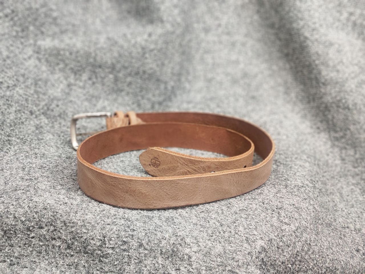 Timberland Timberland Beige Real Leather Minimalist Belt Vintage Style Size ONE SIZE - 5 Thumbnail
