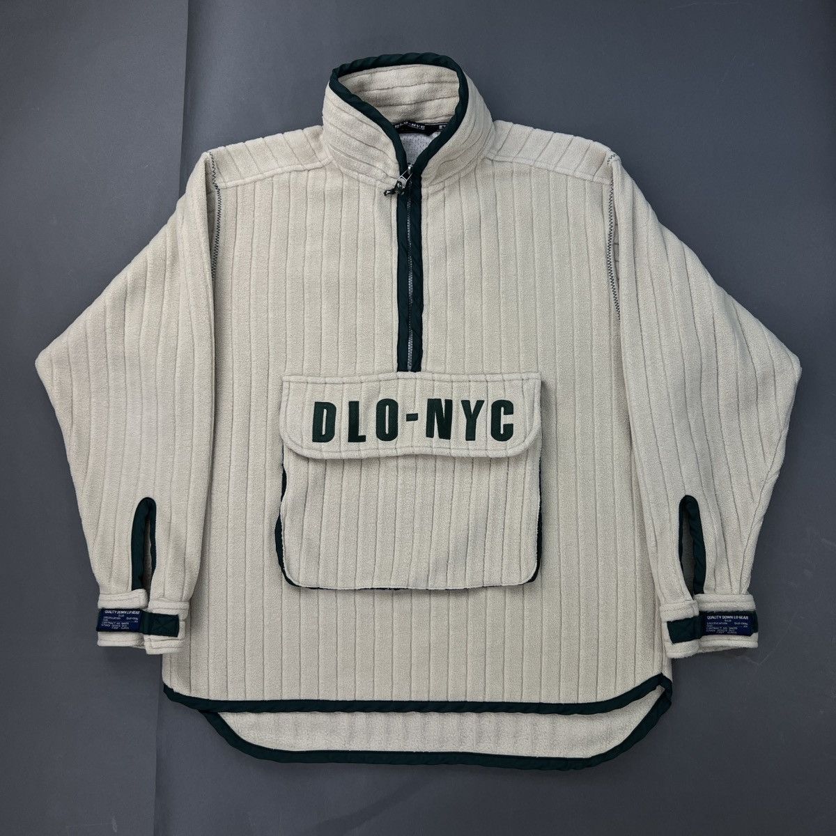 Vintage 90s DLO-NYC Quarter Zip Blanket Pullover Size US XL / EU 56 / 4 - 5 Thumbnail