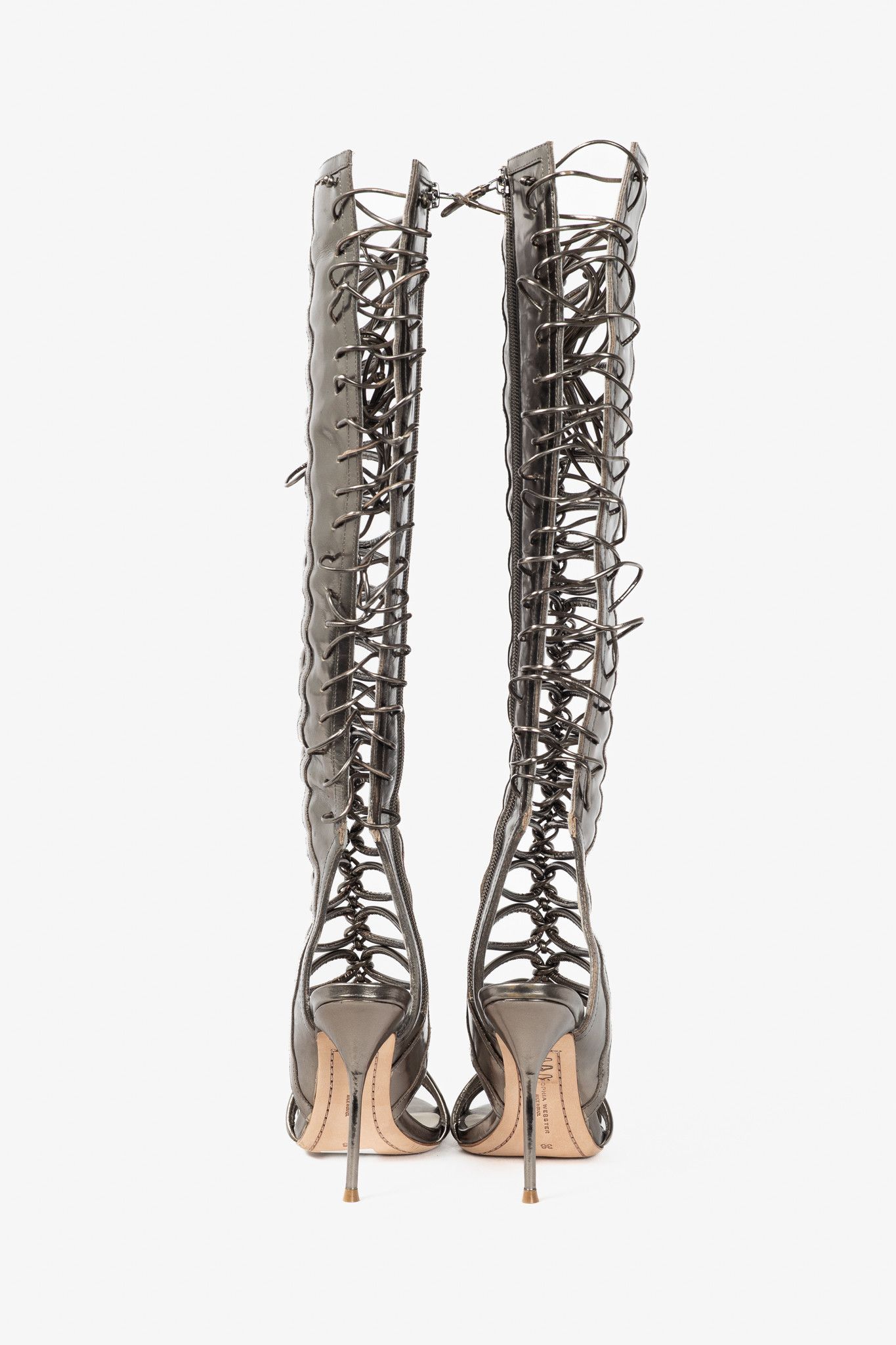 Sophia Webster Sophia Webster Clementine To-The-Knee Gladiator Sandal Boots Size US 5.5 / IT 35.5 - 3 Thumbnail