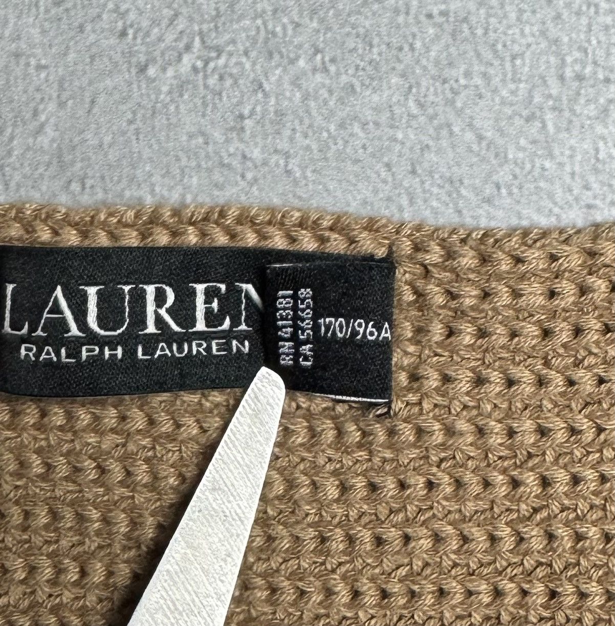 Lauren Ralph Lauren Lauren Ralph Lauren Black Label V-Neck Knit Sweater Size L Size L / US 10 / IT 46 - 8 Thumbnail