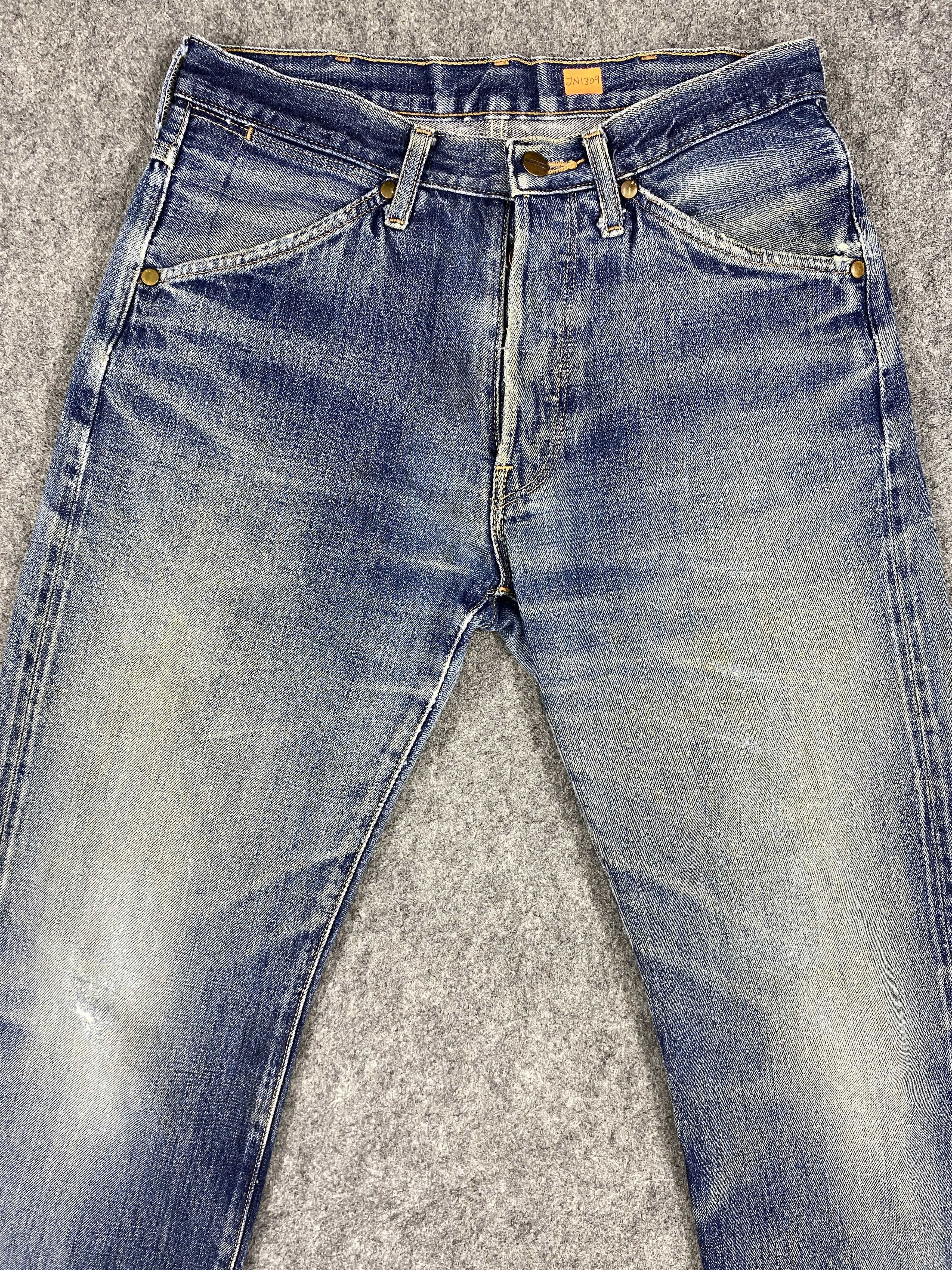 Kapital Vintage Redline Maverick kapital style 29x35 Denim -JN1309 Size US 29 - 3 Thumbnail