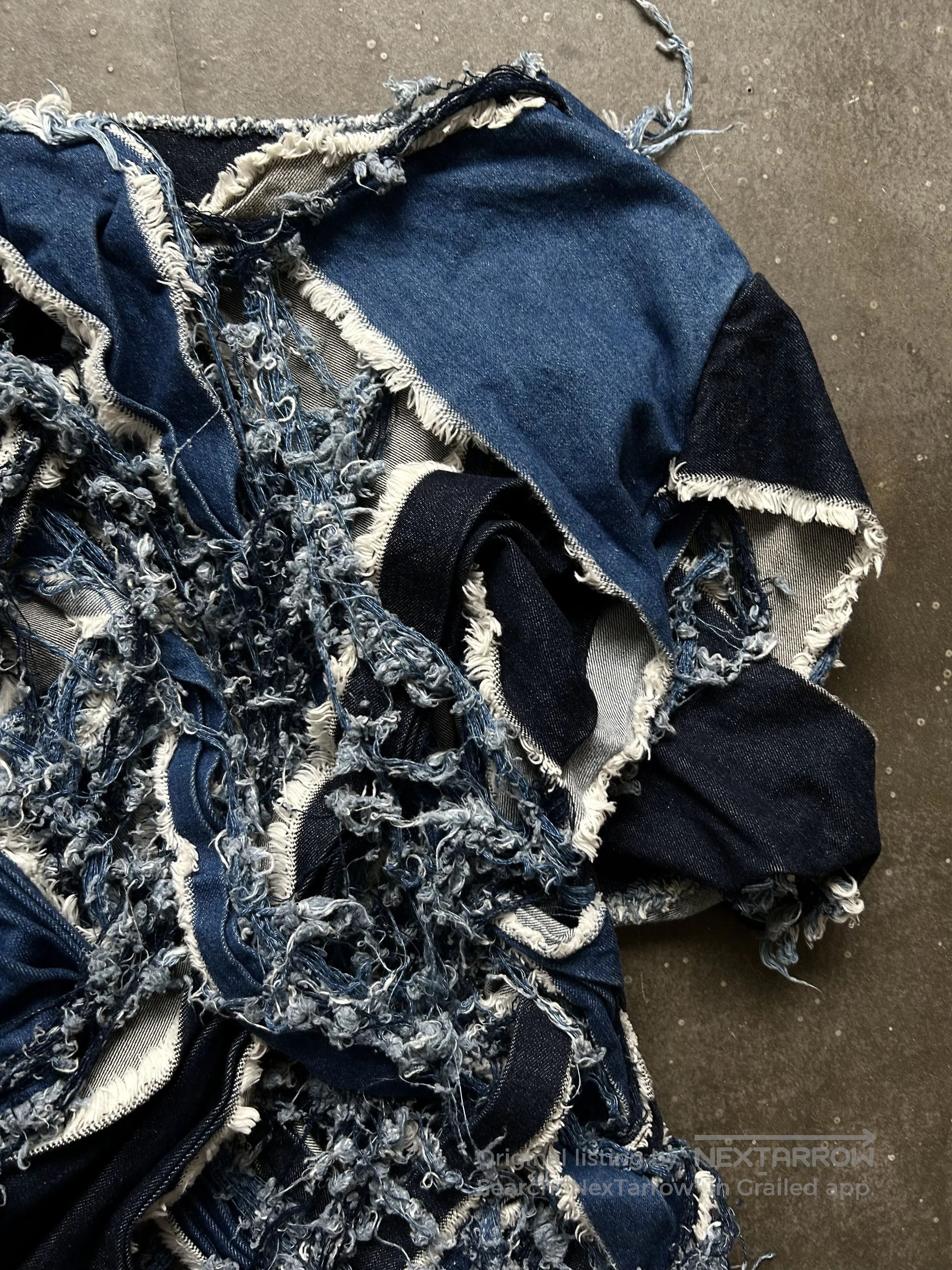Nozomi Ishiguro Torn Denim Skirt by Nozomi Ishiguro. Size 28" / US 6 / IT 42 - 8 Thumbnail