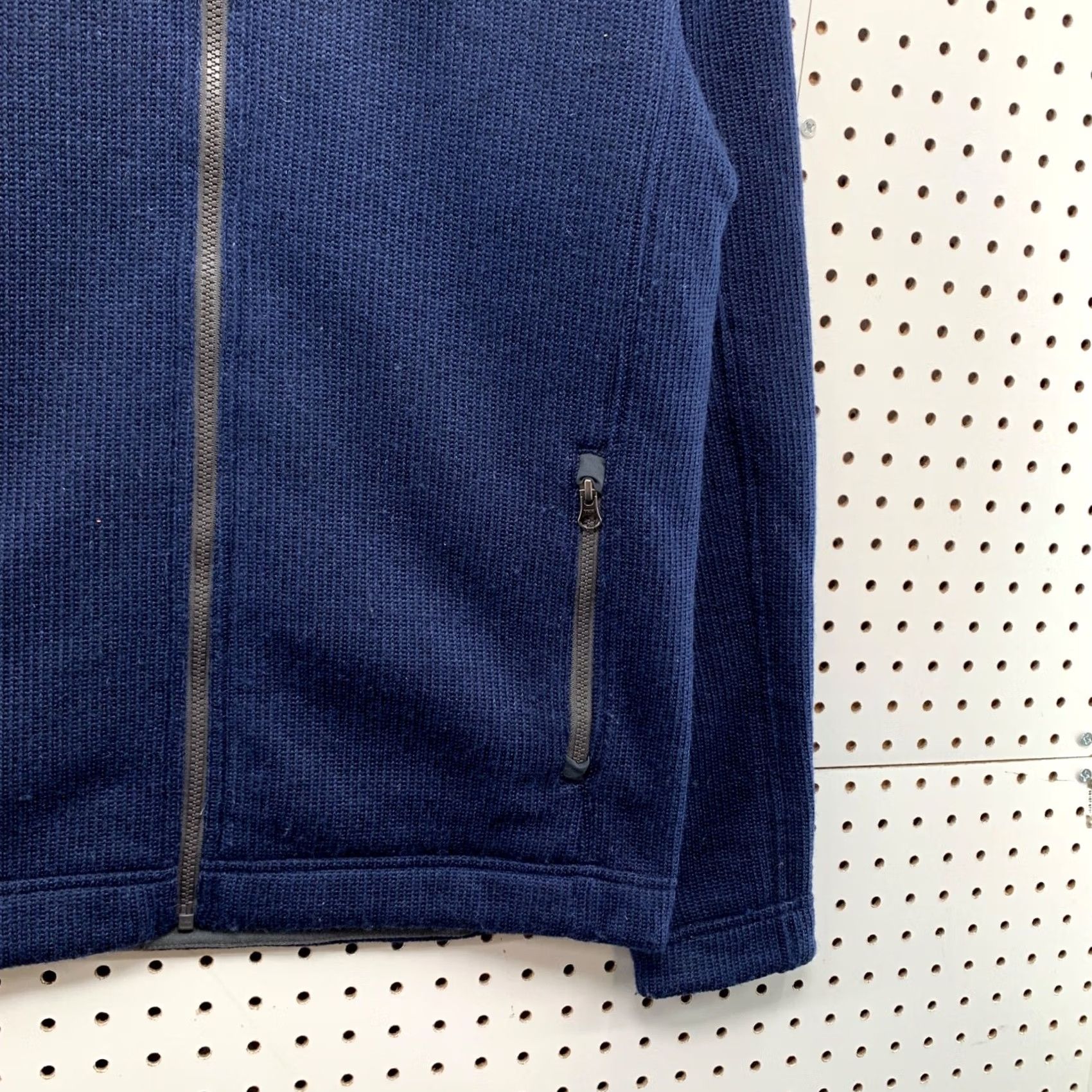 Marmot Marmot Wool Knit Zip Jacket Mens M Navy Blue Casual Bomber Jacket Size US M / EU 48-50 / 2 - 7 Thumbnail
