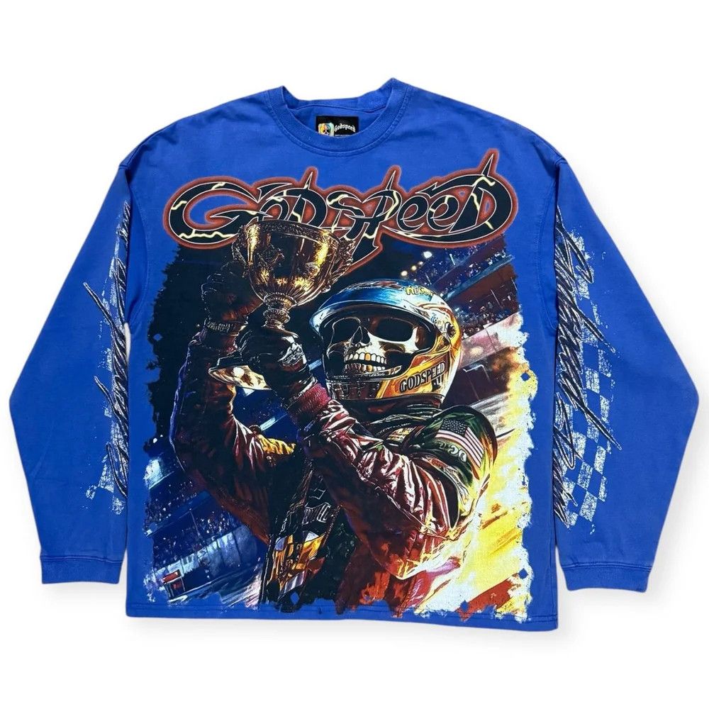 Godspeed Godspeed 'Podium Dreams' Royal Blue LS Tee Size US L / EU 52-54 / 3 - 1 Preview