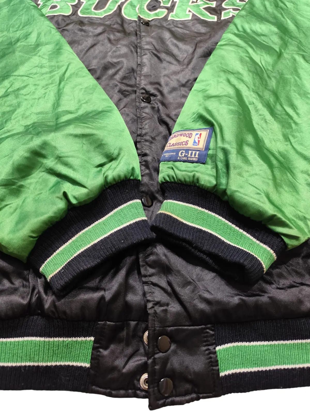 NBA 90s NBA milwaukee bucks bomber jacket oversized Size US XXL / EU 58 / 5 - 6 Thumbnail