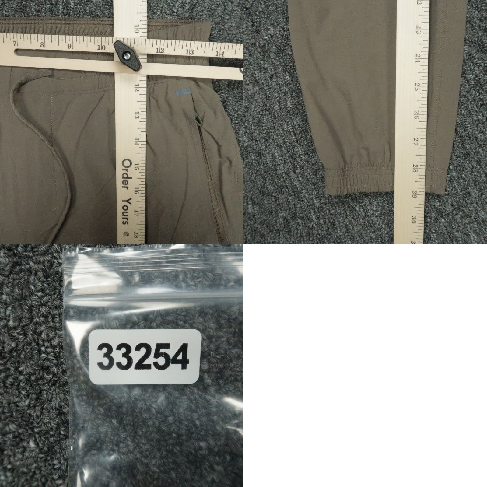 Lululemon Lululemon Pants Mens Small Brown License To Train Cargo Joggers Zip Pocket Shirt Size US 29 - 8 Thumbnail