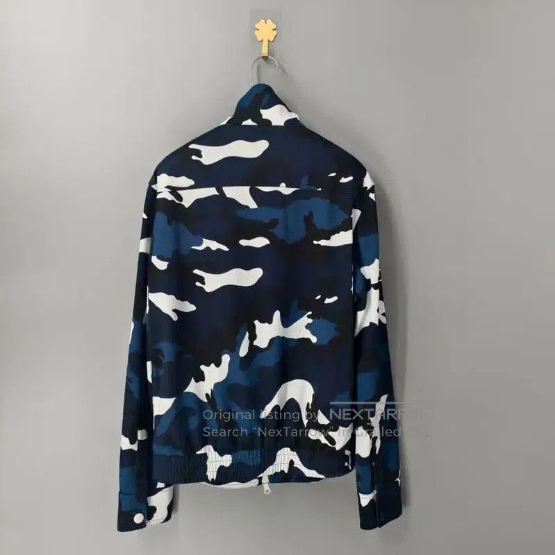Valentino Valentino Men's Blue Camouflage Jacket . Size US S / EU 44-46 / 1 - 2 Thumbnail