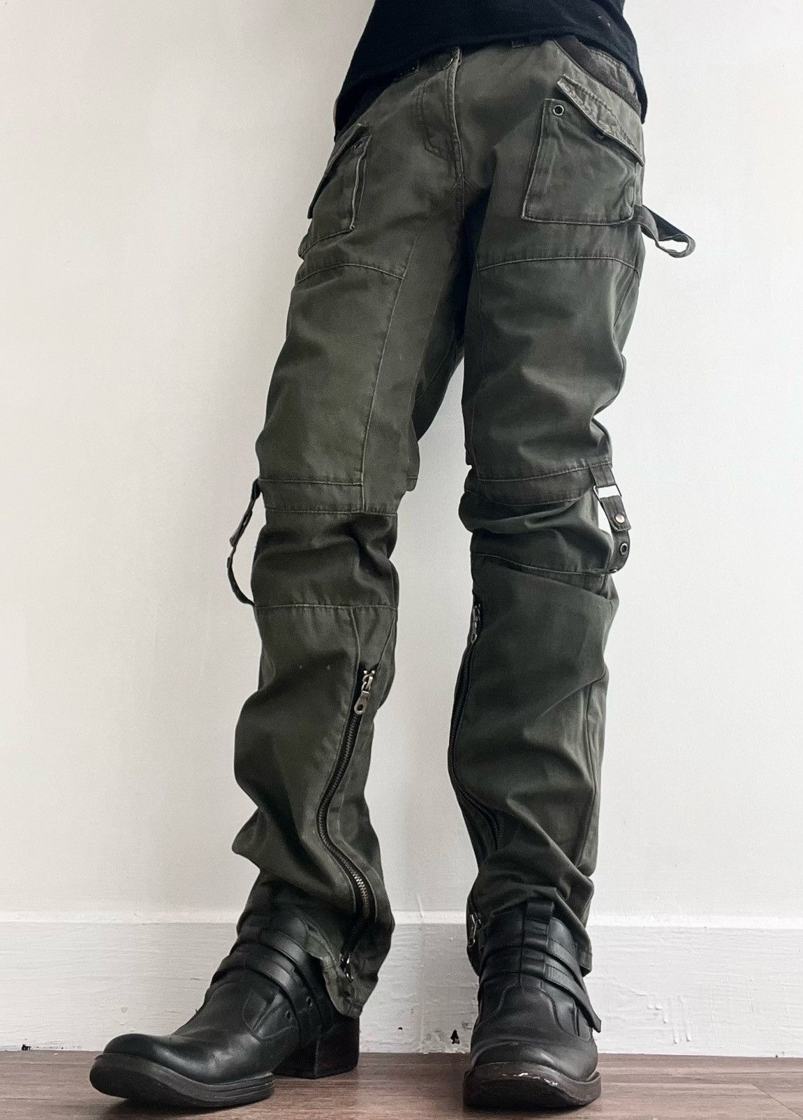 PPFM 2000s PPFM Bondage Cargo Pants Size US 32 / EU 48 - 2 Thumbnail