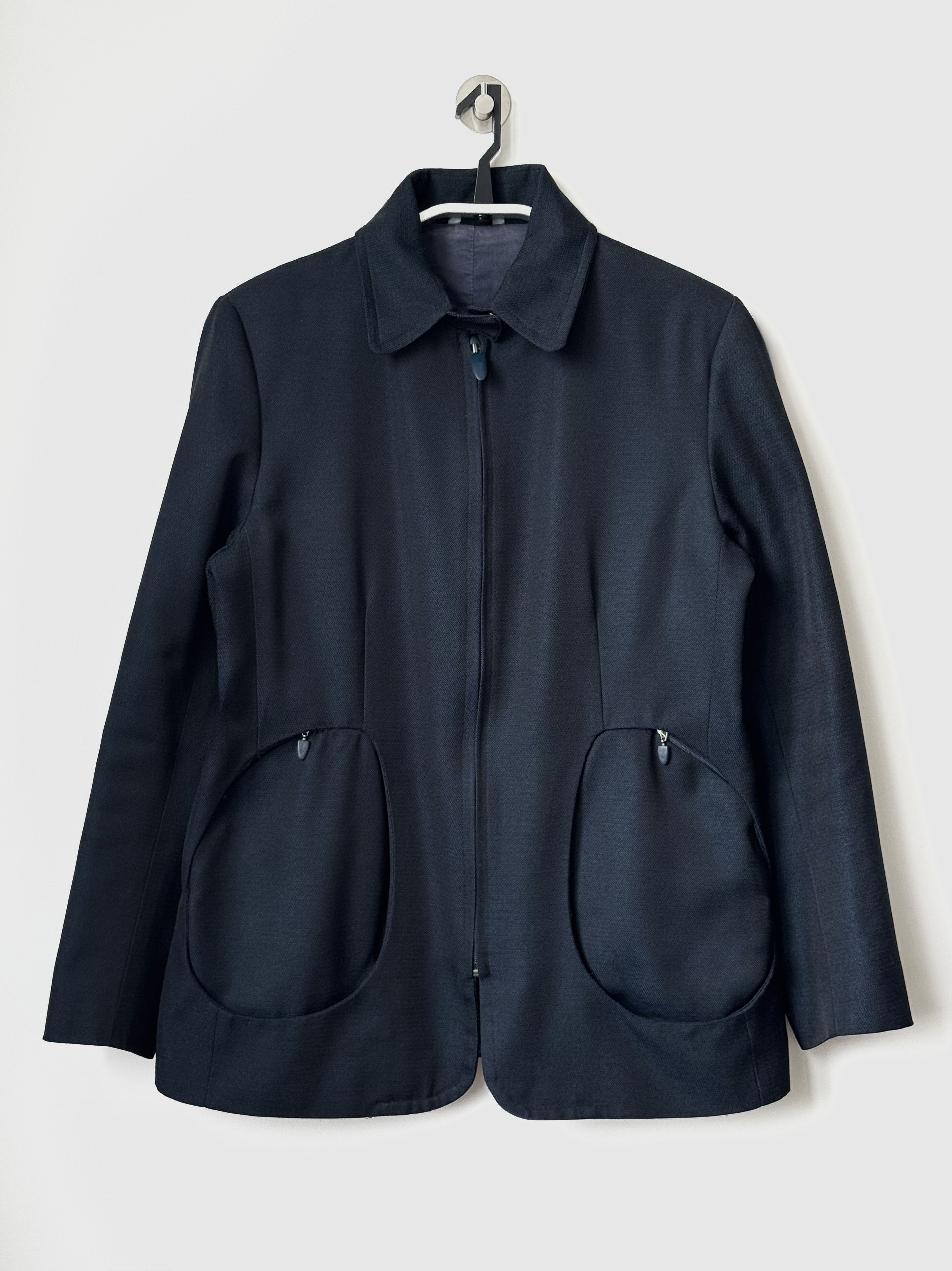 Mandarina Duck Mandarina Duck Egg Cell Pockets Tailored Blue Jacket Size US S / EU 44-46 / 1 - 1 Thumbnail