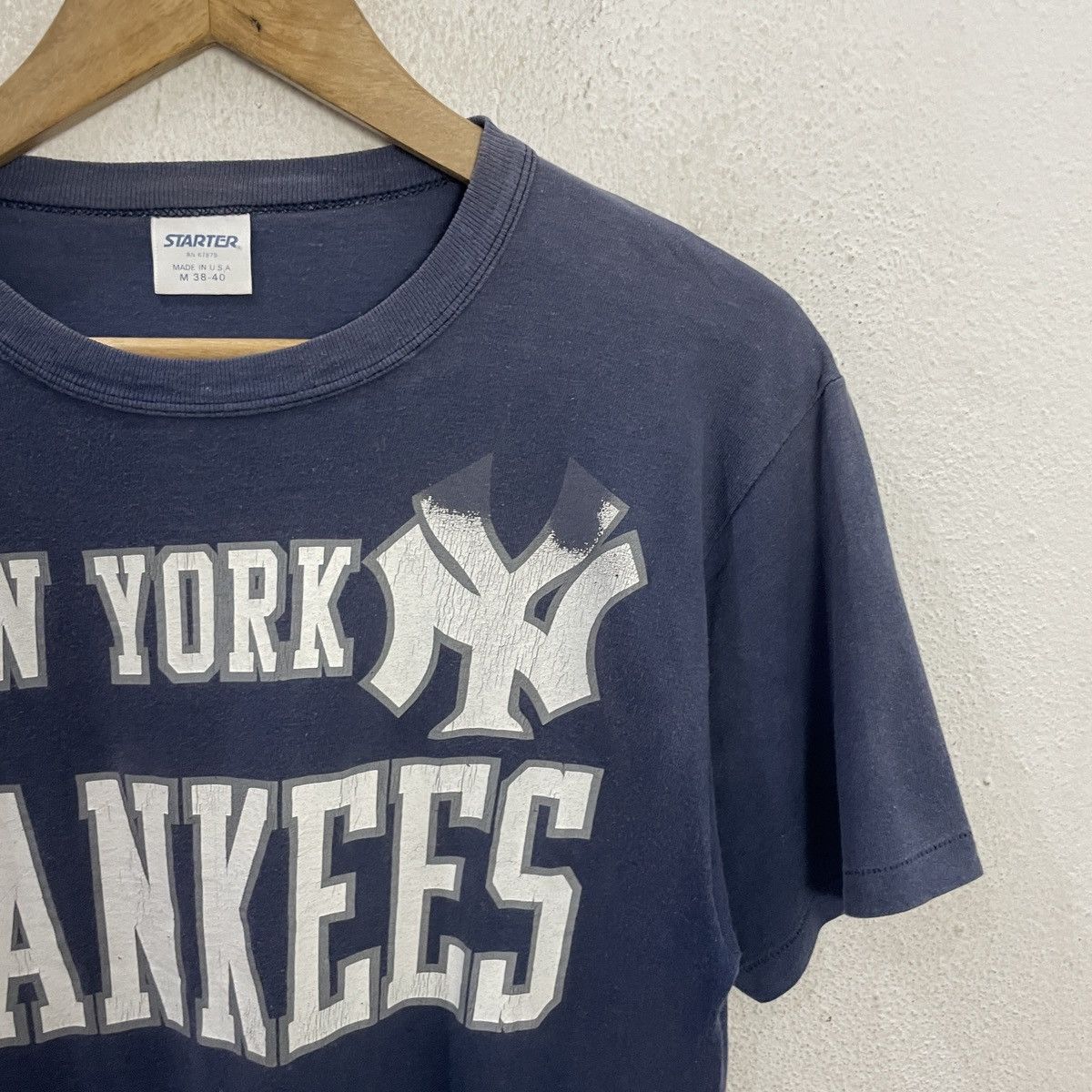 Starter Vintage 90s Starter New York Yankees Pullover T-shirt Size US S / EU 44-46 / 1 - 2 Thumbnail