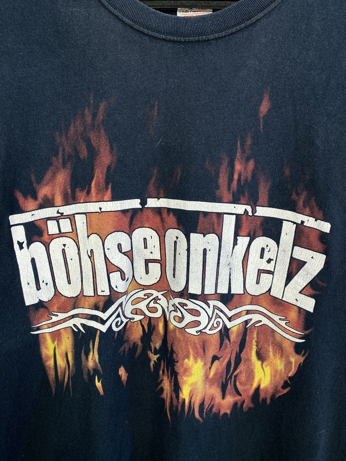 Band Tees Tshirt Vintage Bohse Onkelz Band Tee 90s Rock Metal Size US XL / EU 56 / 4 - 2 Thumbnail