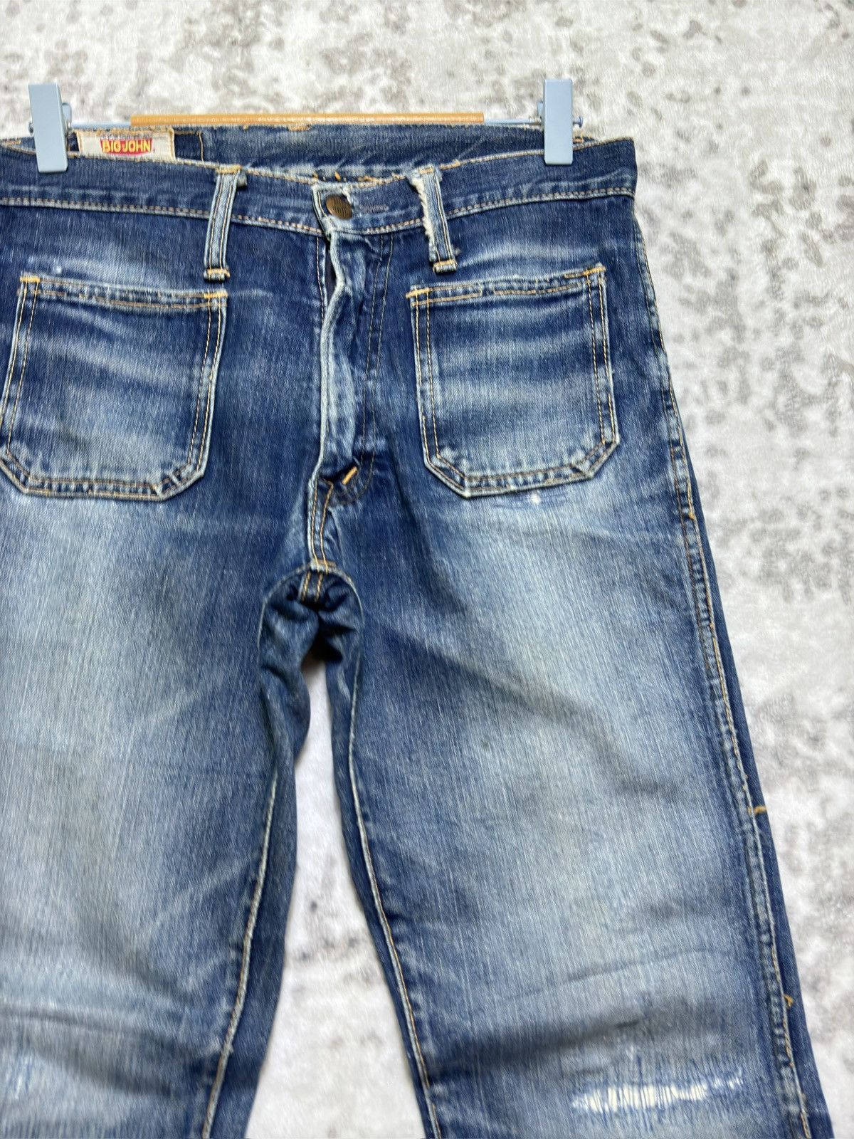 Big John Vintage Big John Distressed Talon Zip Release Hem Boot Cut Size US 30 / EU 46 - 5 Thumbnail