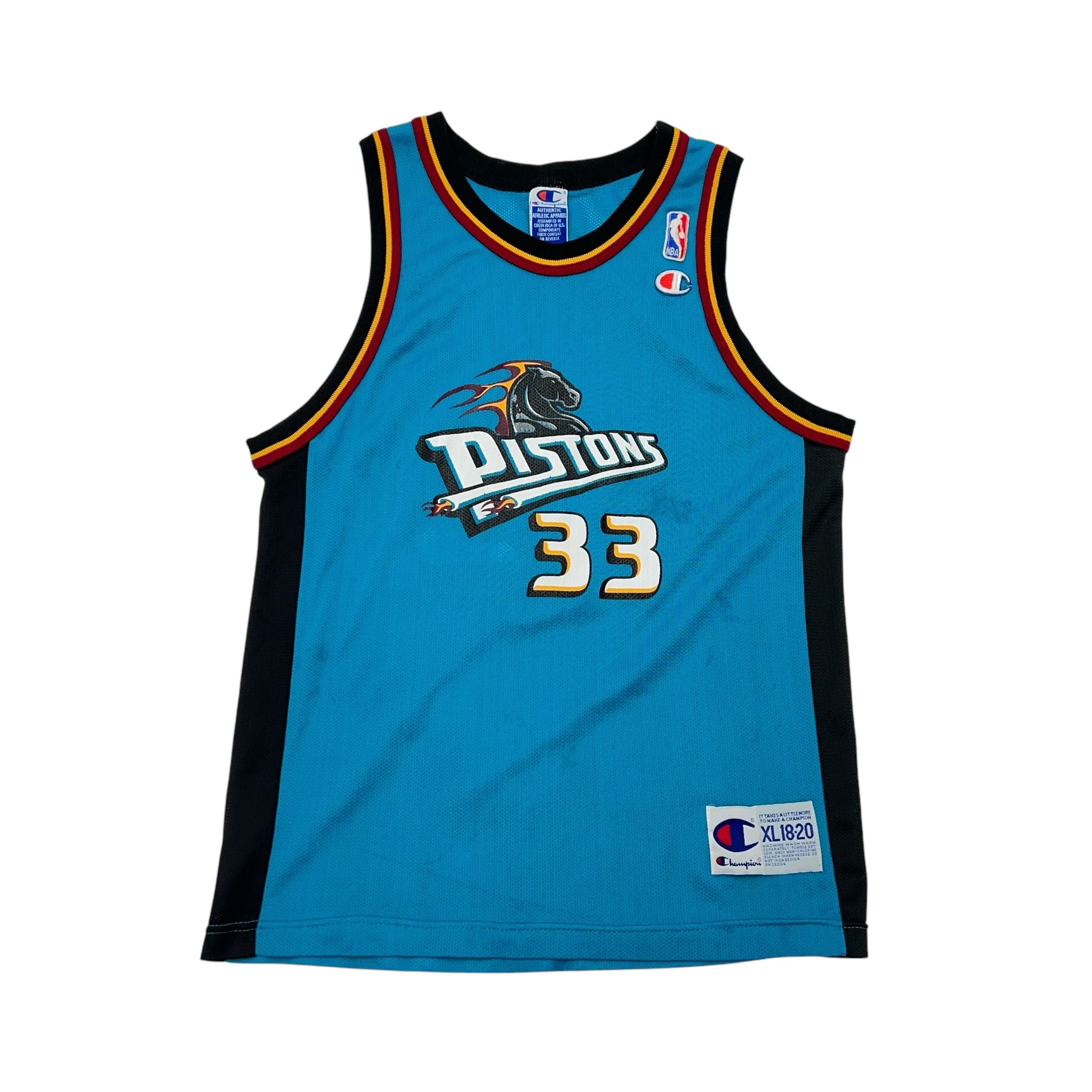 Champion × NBA GRANT HILL DETROIT PISTONS NBA CHAMPION KID JERSEY Size US S / EU 44-46 / 1 - 1 Thumbnail
