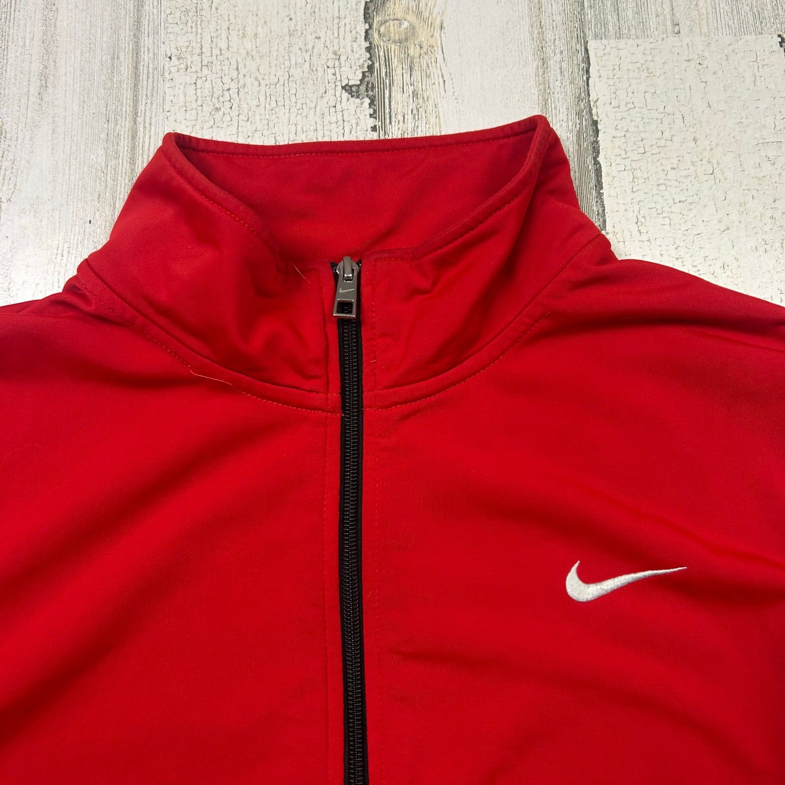 Nike × Vintage Nike Athletic Dept Y2K Track Jacket Red Black Men's XXL Size US XXL / EU 58 / 5 - 3 Thumbnail