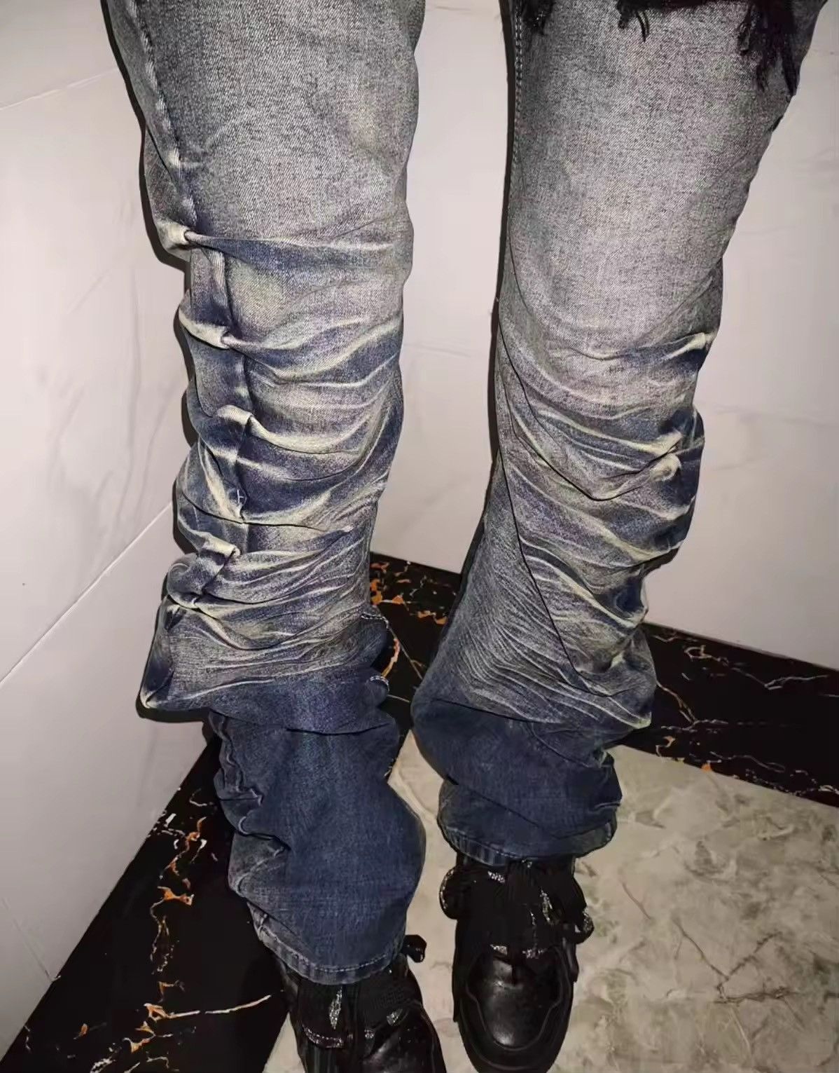 Japanese Brand Vintage Washed Minimalist Kpop Jean Size US 28 / EU 44 - 5 Thumbnail