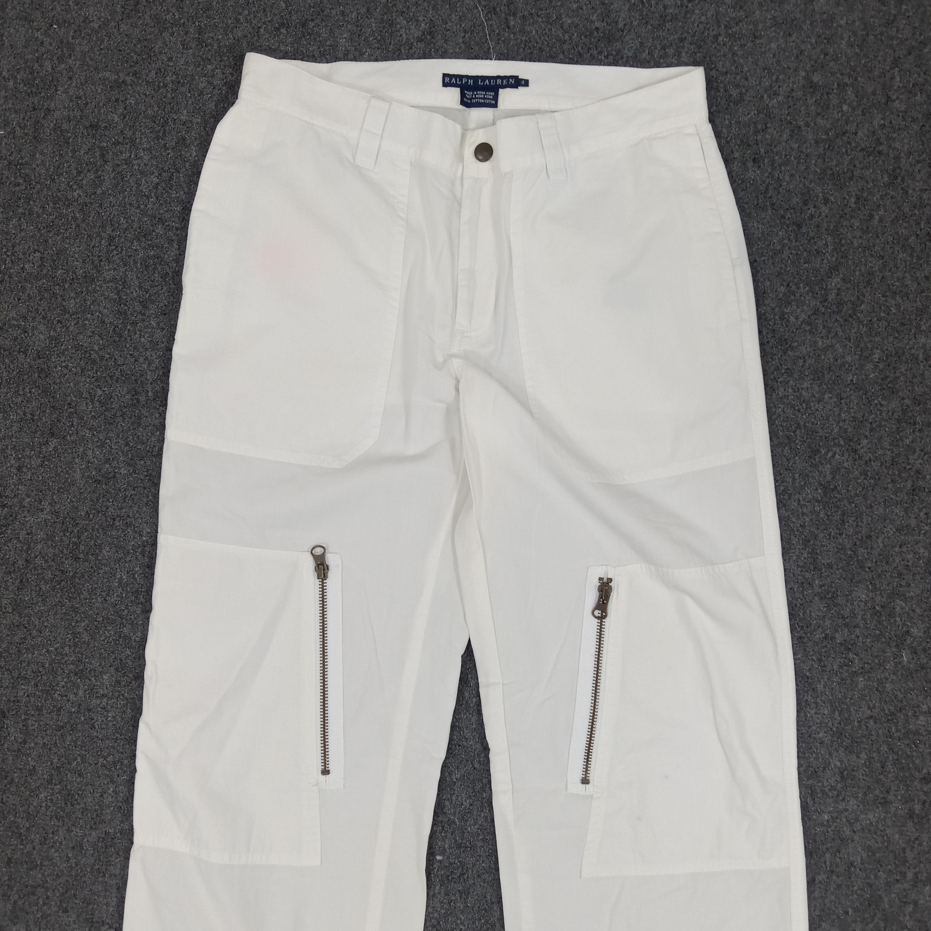Ralph Lauren × Vintage Ralph Lauren Multiple Zipper Pocket Pants Size US 29 - 2 Thumbnail