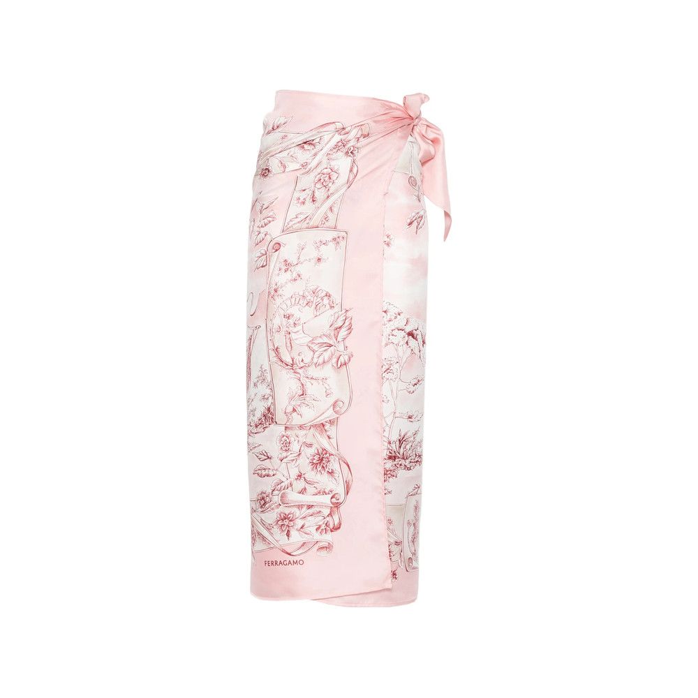 Salvatore Ferragamo Ferragamo PINK Beachwear - Beach Cover-Ups Size M / US 6-8 / IT 42-44 - 1 Thumbnail