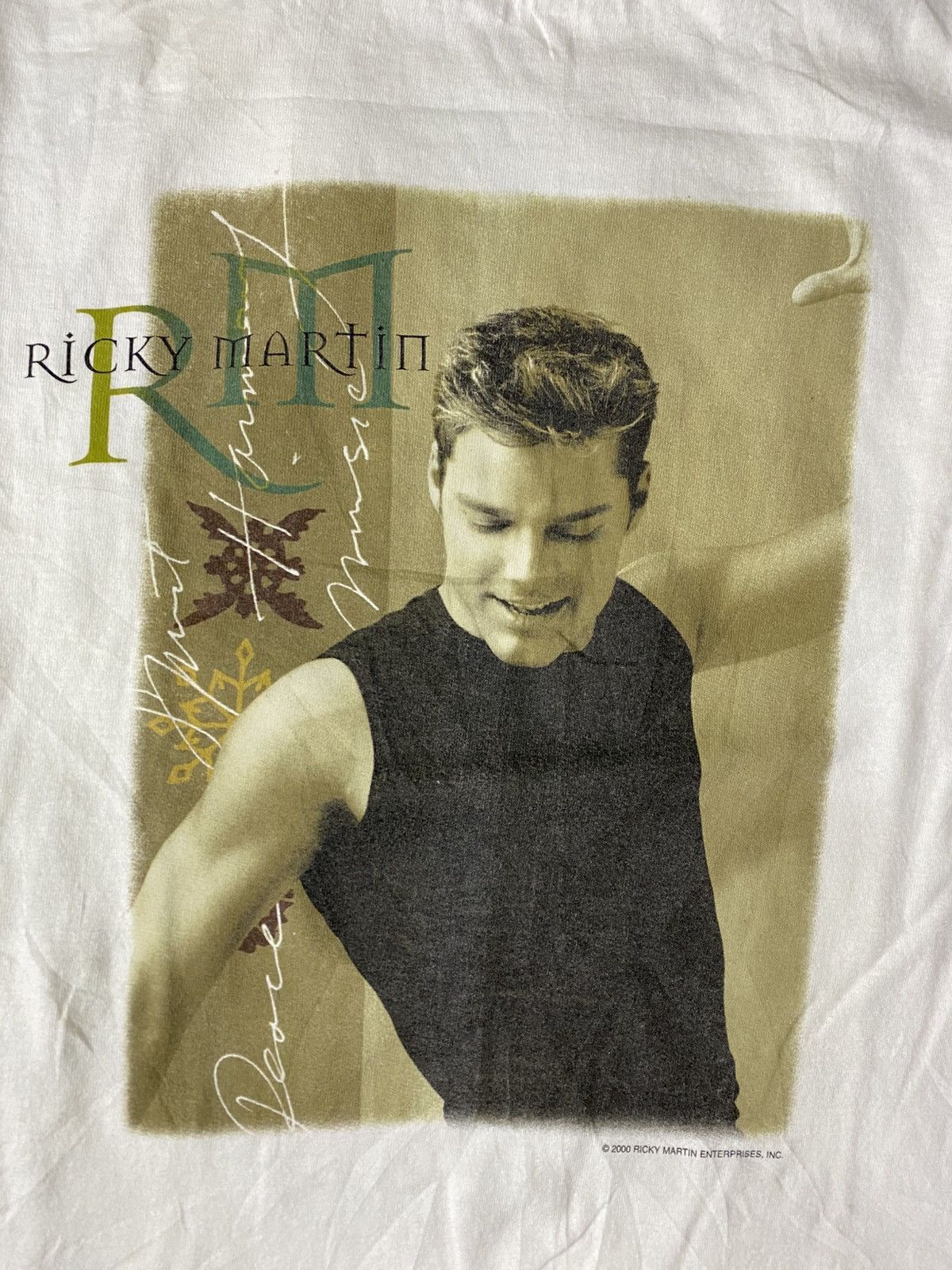 Vintage RICKY MARTIN VINTAGE TEE. Size US M / EU 48-50 / 2 - 5 Thumbnail