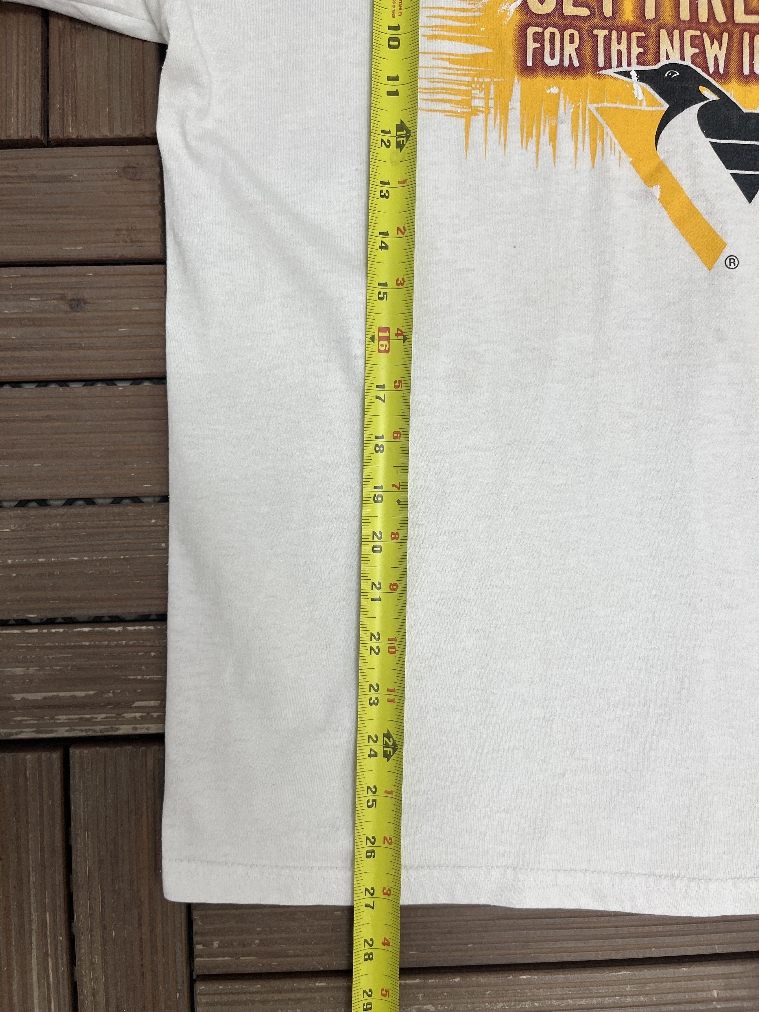 Vintage Pittsburgh Penguins The New Ice Age Vintage T-Shirt Tee Size US XL / EU 56 / 4 - 7 Thumbnail
